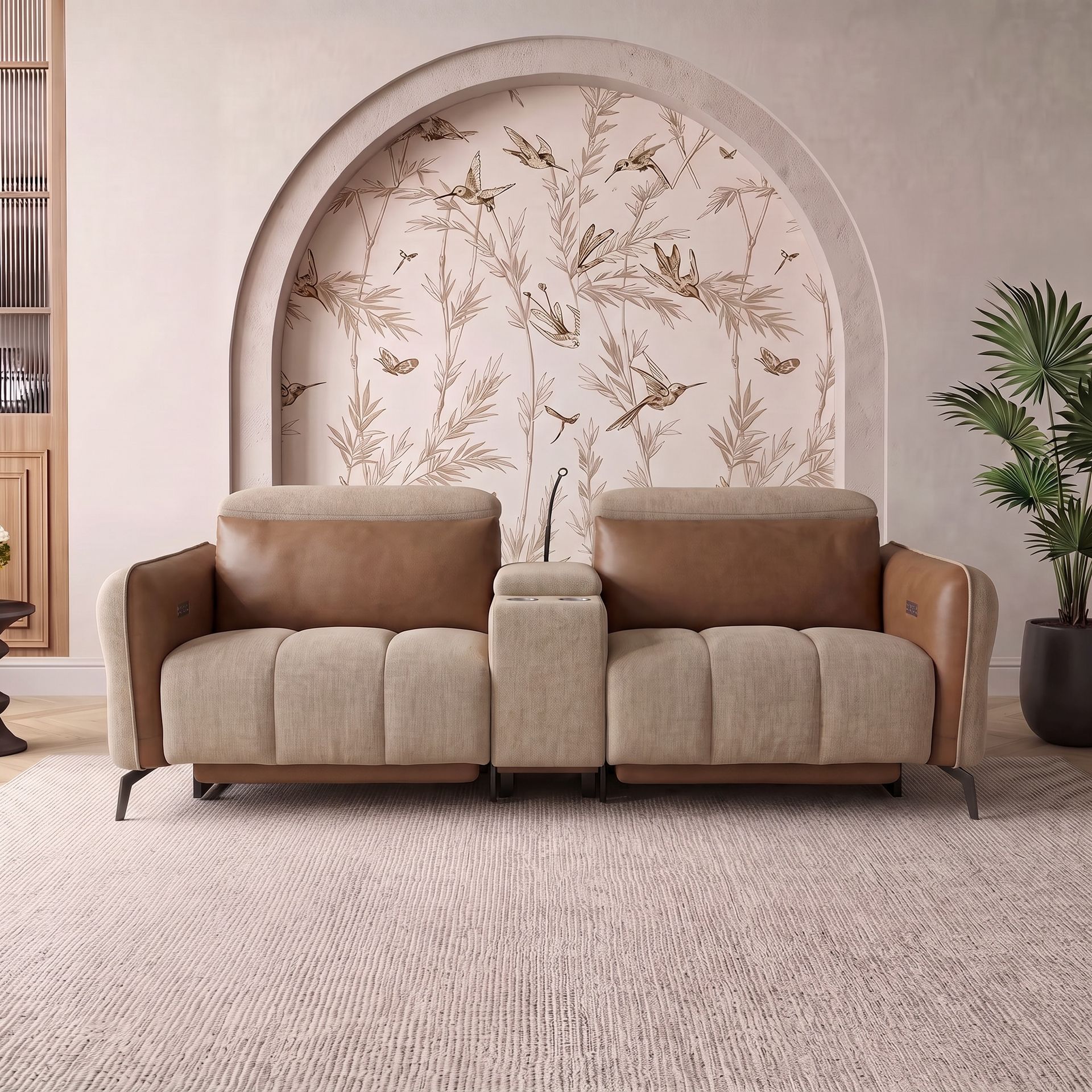 Theodere Recliner with Smart Console