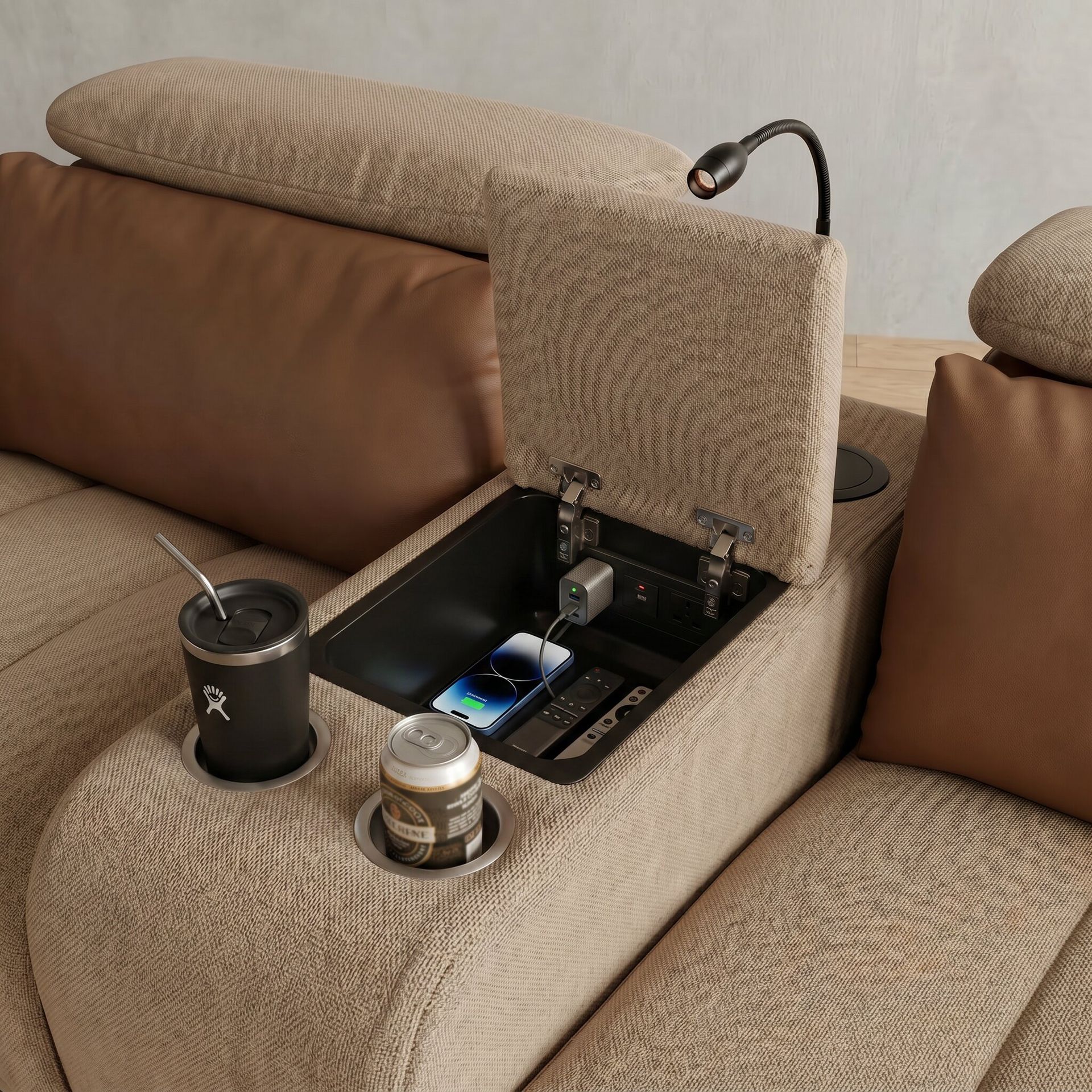 Theodere Recliner with Smart Console