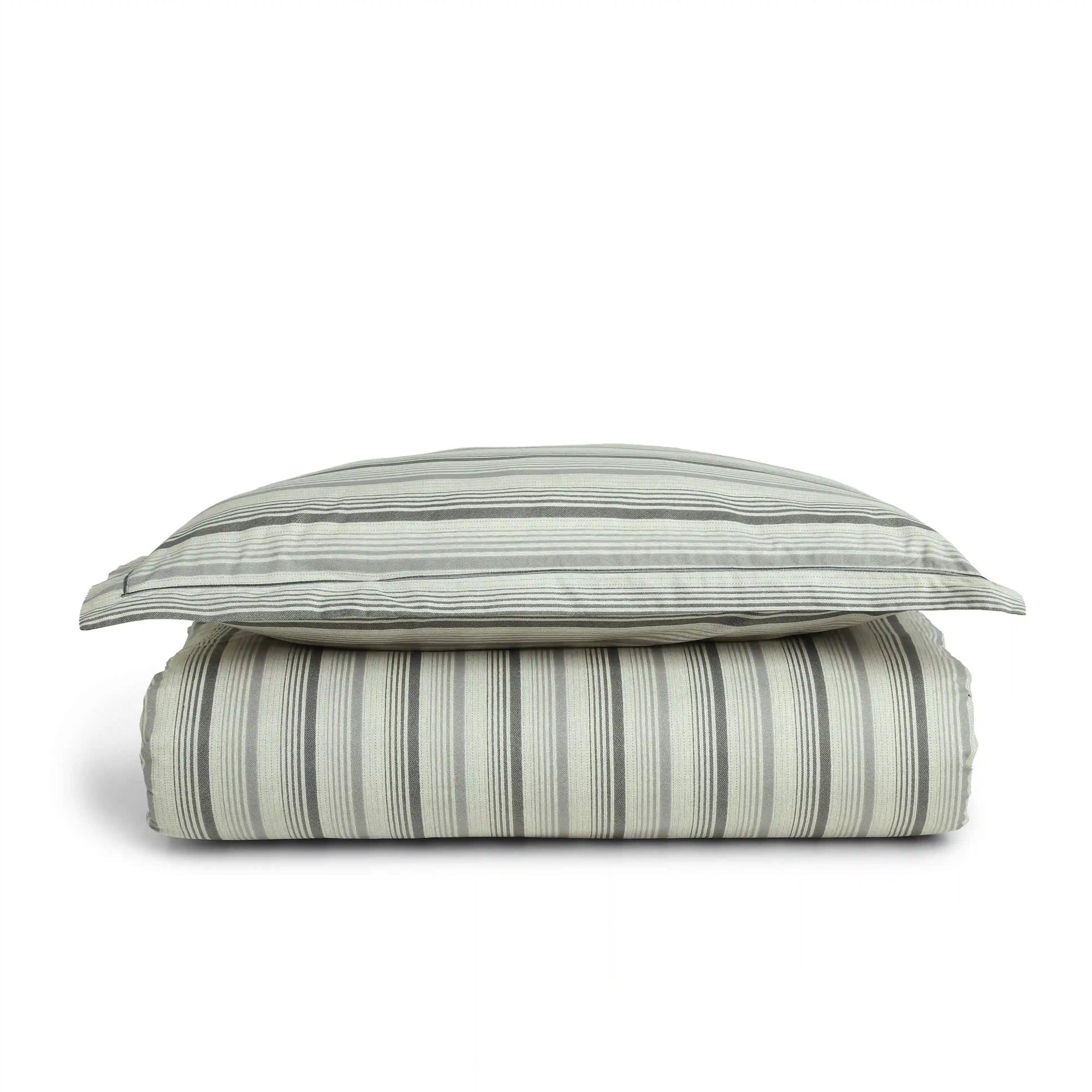 Geometric 200 TC Cotton Black & White Single Bedsheet Set | Threadscapes