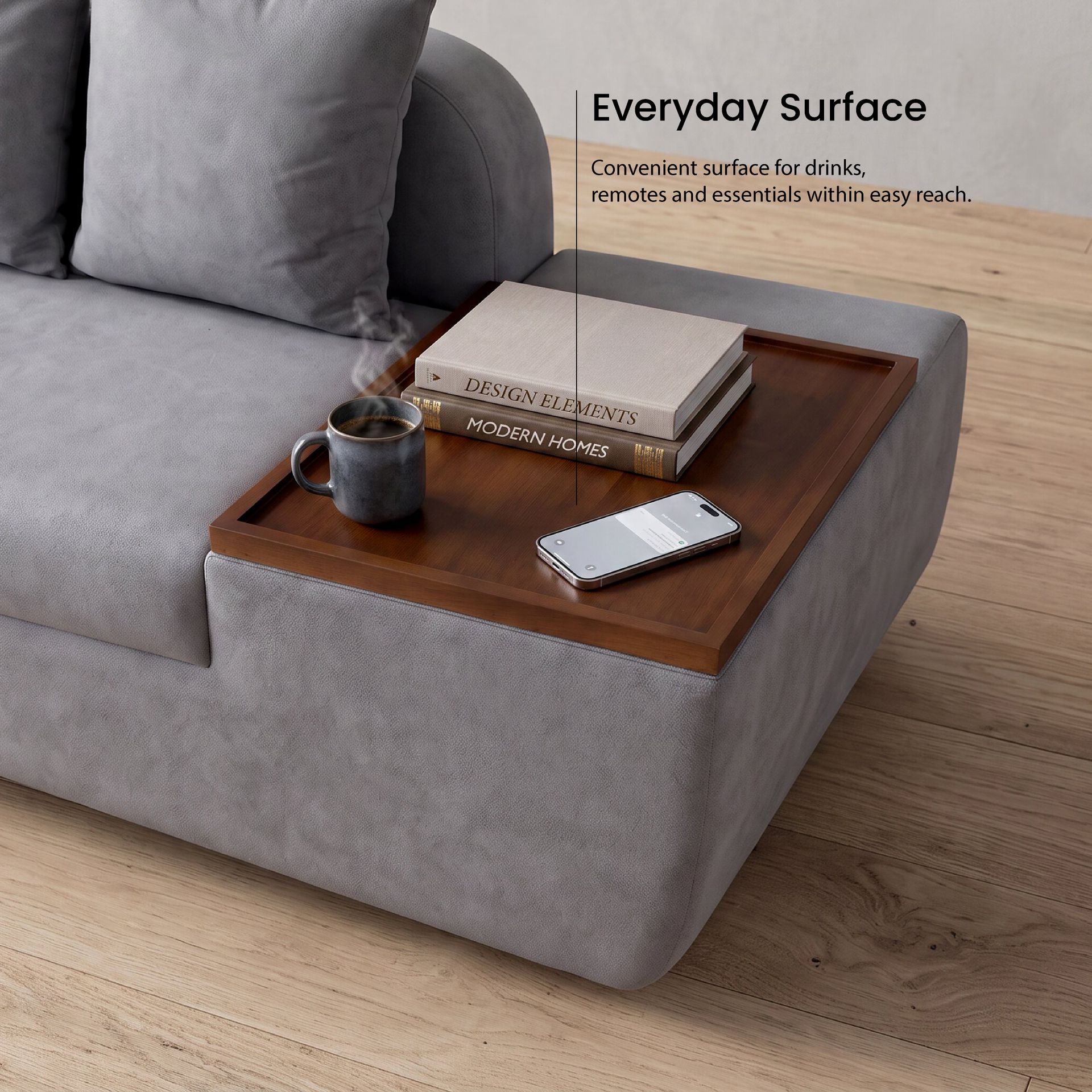 Wedge Sofa with Left Arm