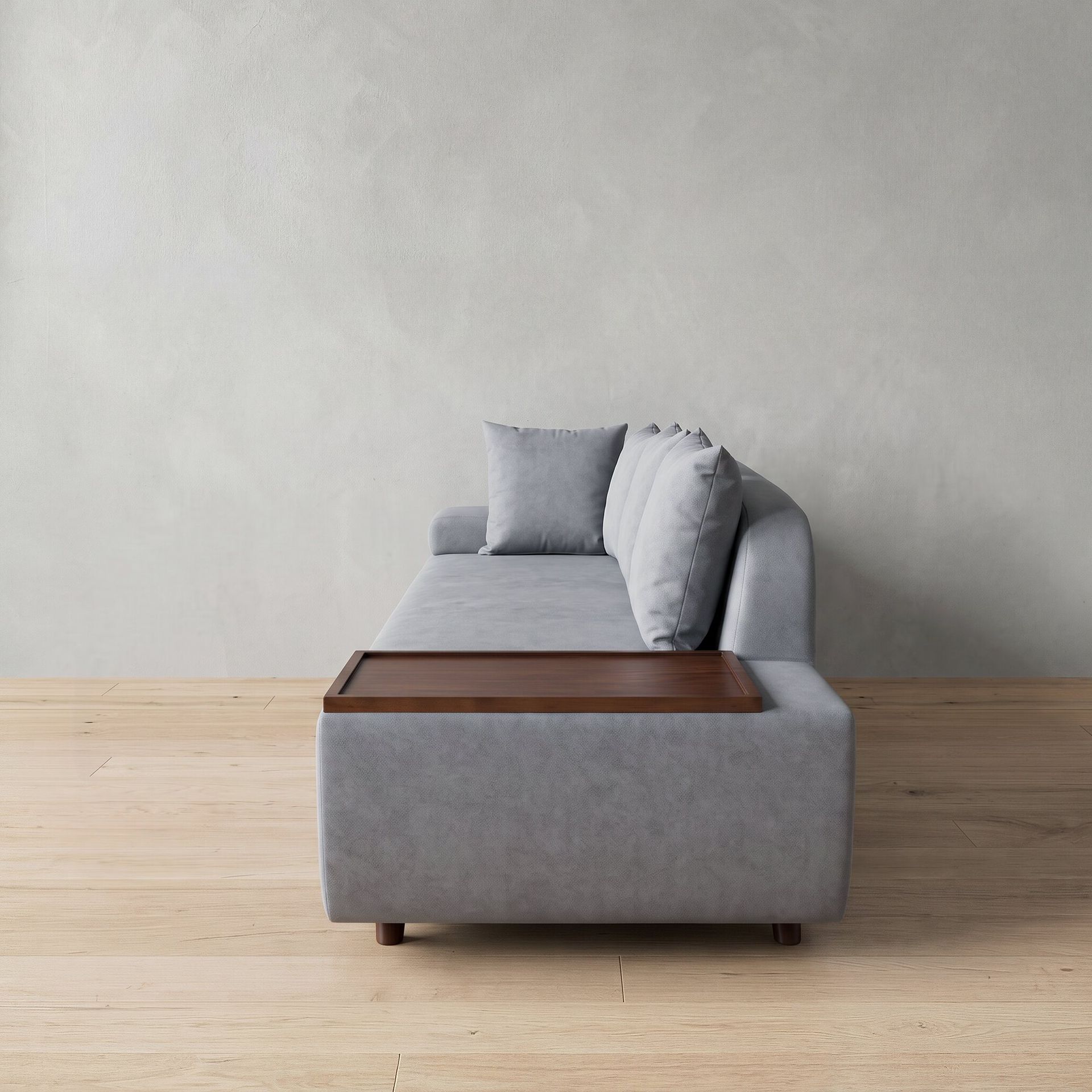 Wedge Sofa with Left Arm