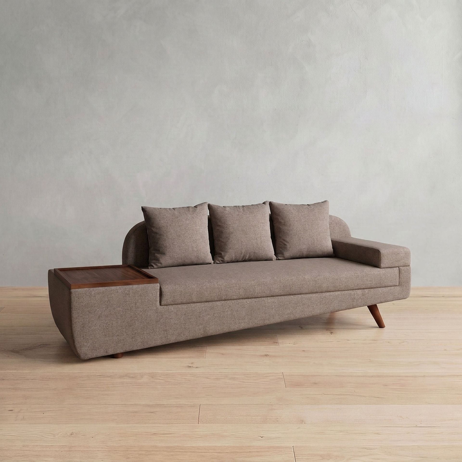 Wedge Sofa with Right Arm