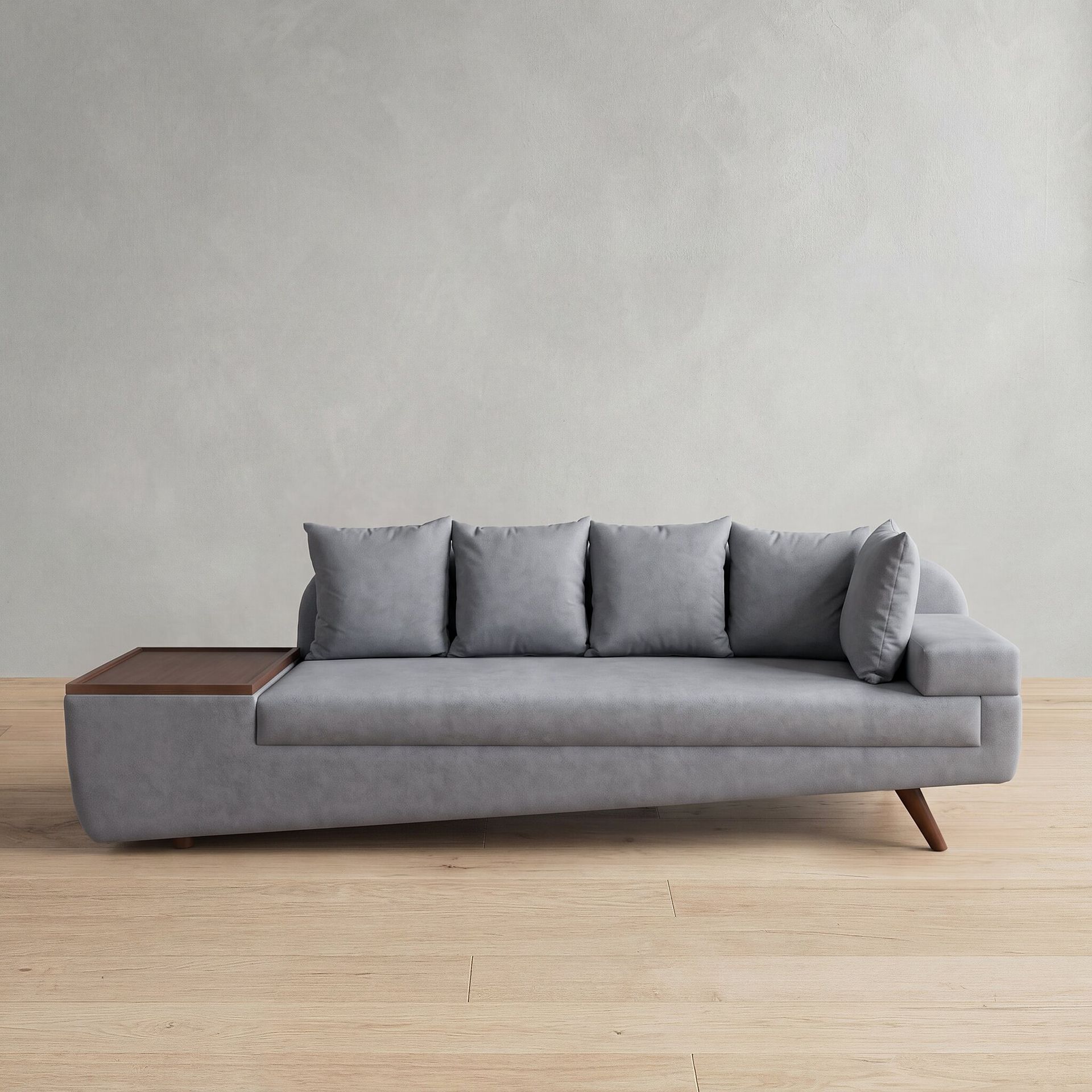 Wedge Sofa with Right Arm