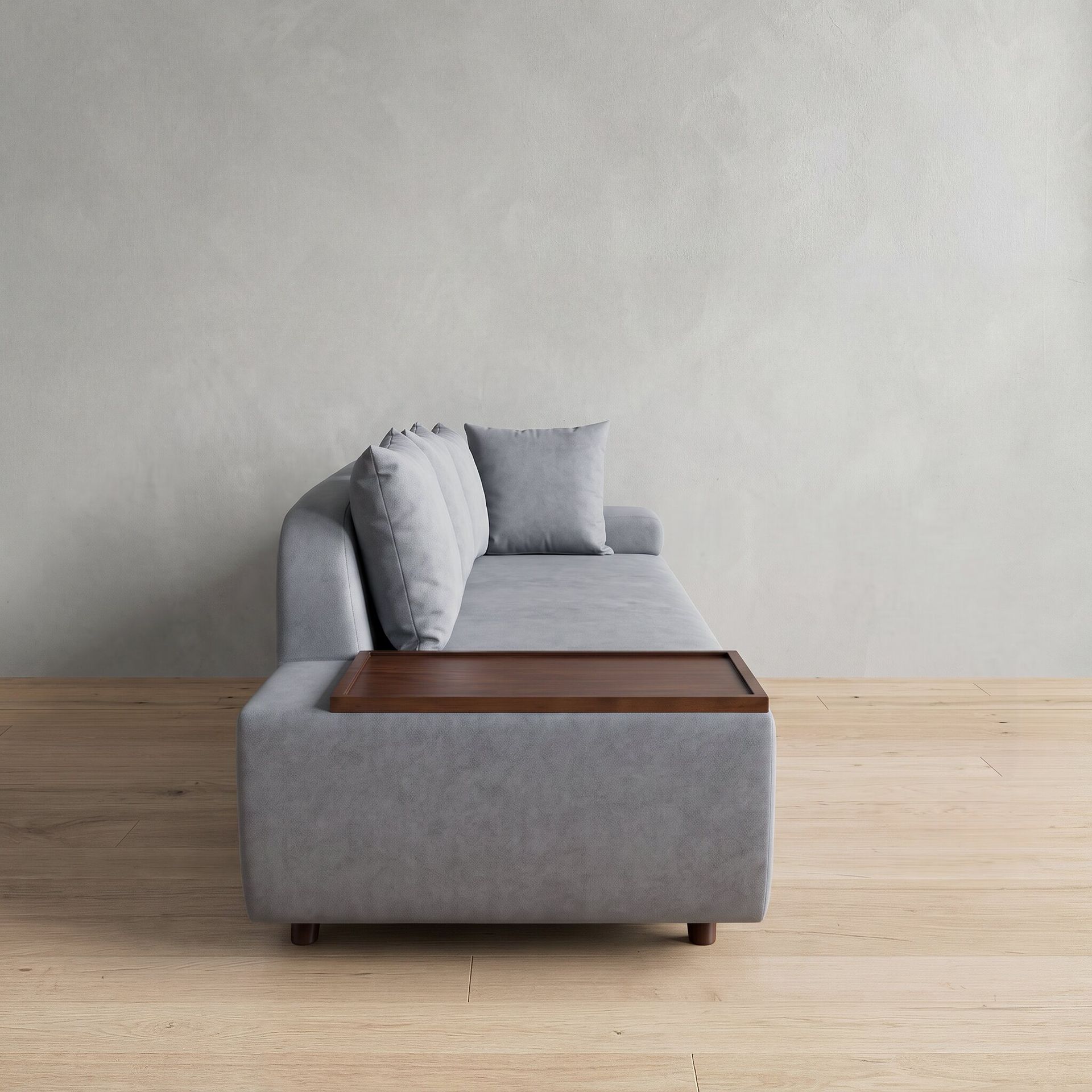 Wedge Sofa with Right Arm