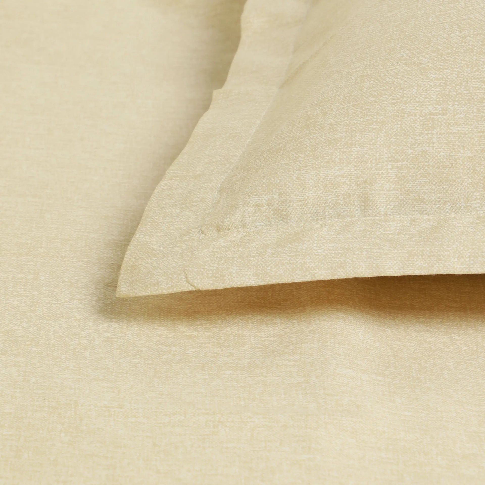 Textured 250 TC 100% Cotton Beige King Fitted Sheet Set | Yutori
