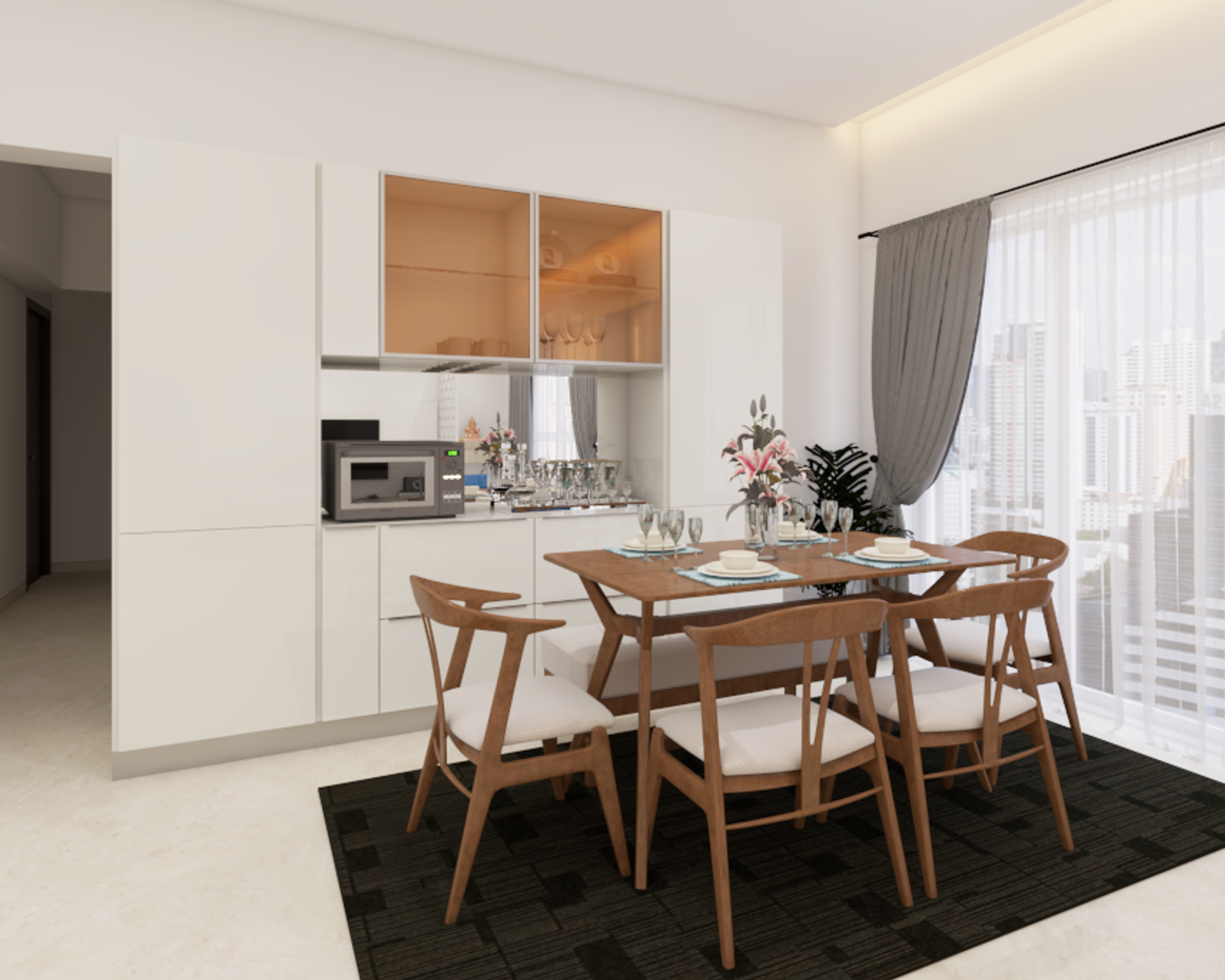 Spacious and Well-Lit Dining Room Designs | Livspace