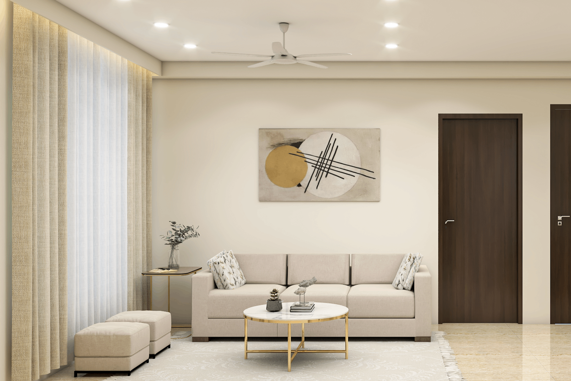 Photo inspiration: Modern Low Maintenance Living Room Styles Reference: Contemporary Spacious Low Maintenance Living Room Design