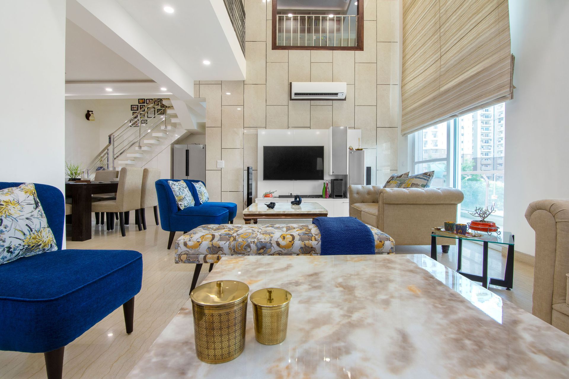 5-BHK Contemporary Villa In Noida | Livspace