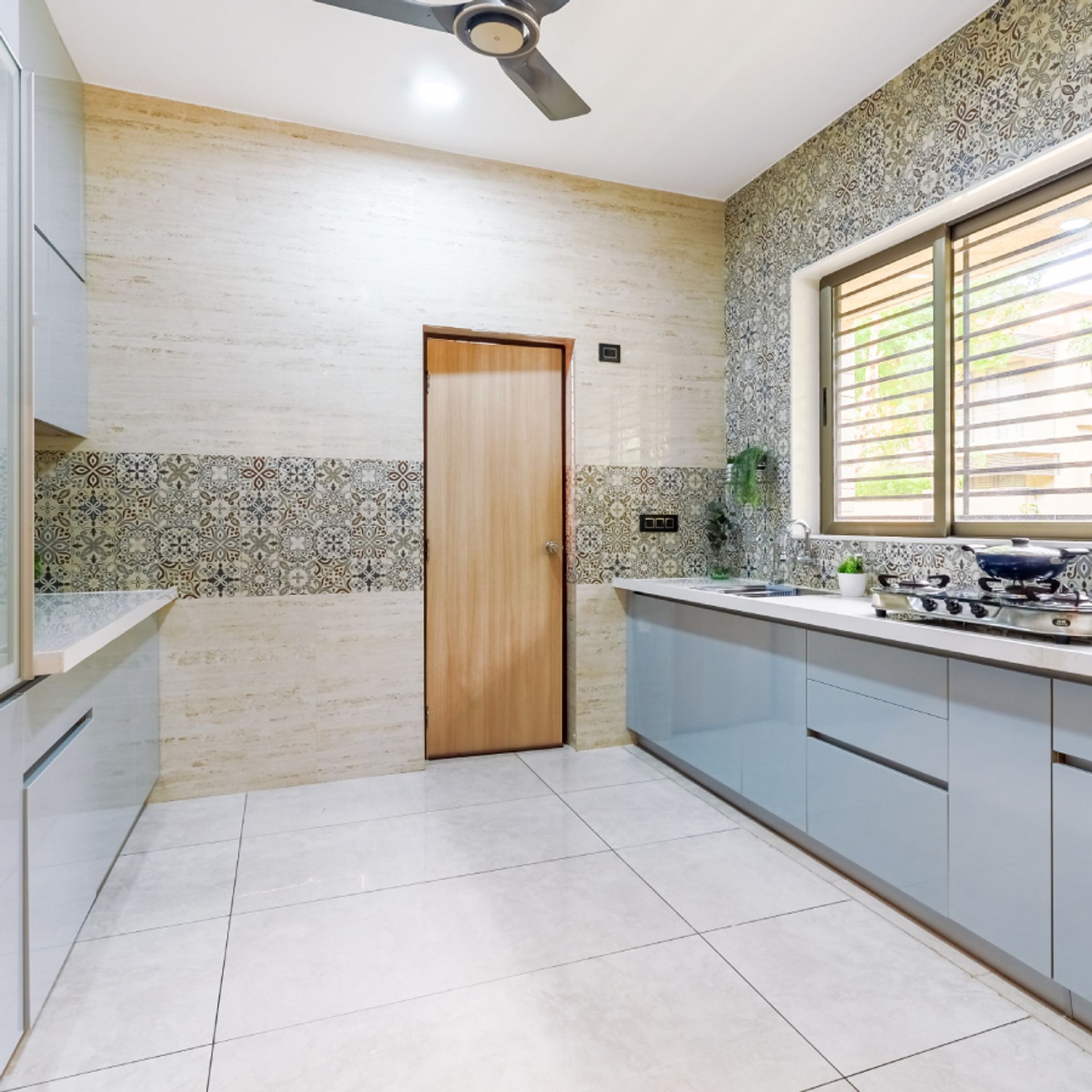 Rectangular Ceramic Tiles Design With A Glossy Finish | Livspace