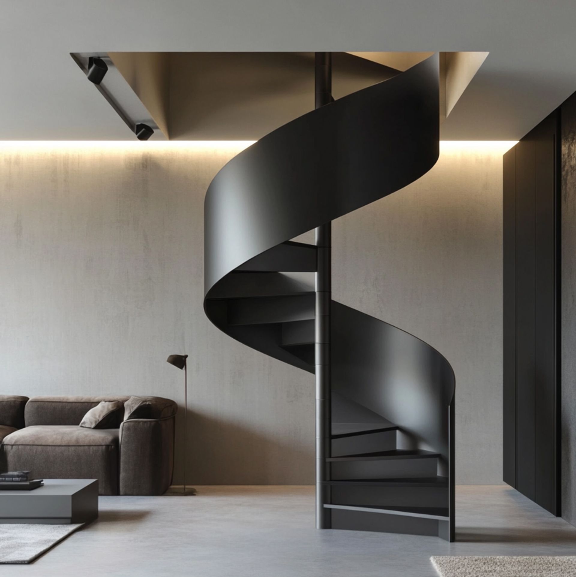 Stunning Modern Spiral Staircase Images