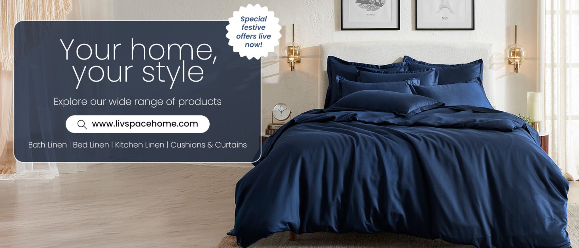 Livspacehome coupons Banner