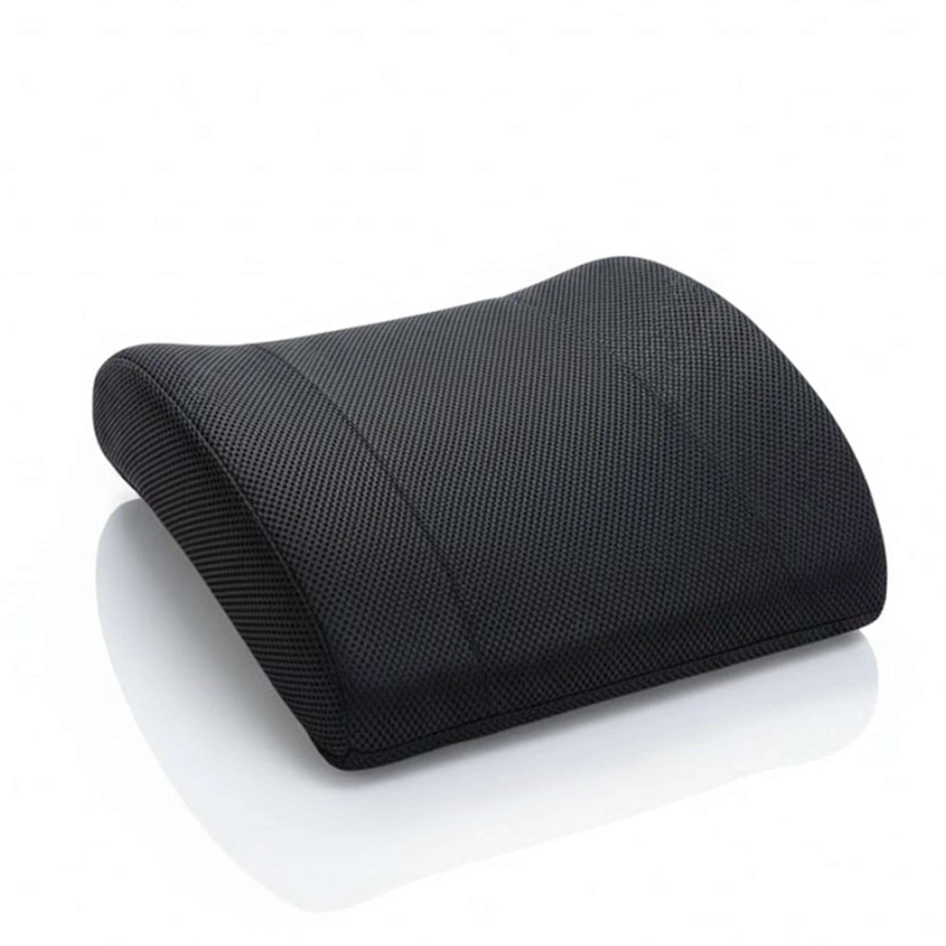 Solid Black Memory Foam Pillow | Solace