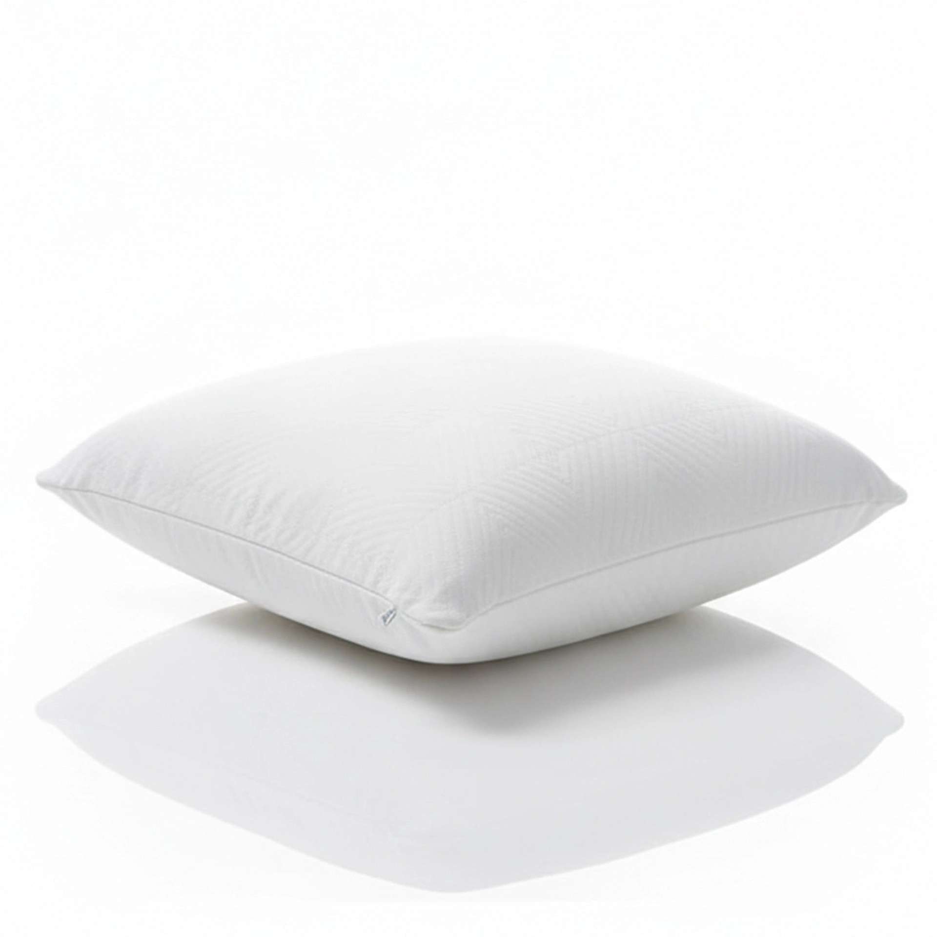Solid White Memory Foam Pillow | Snow Puff