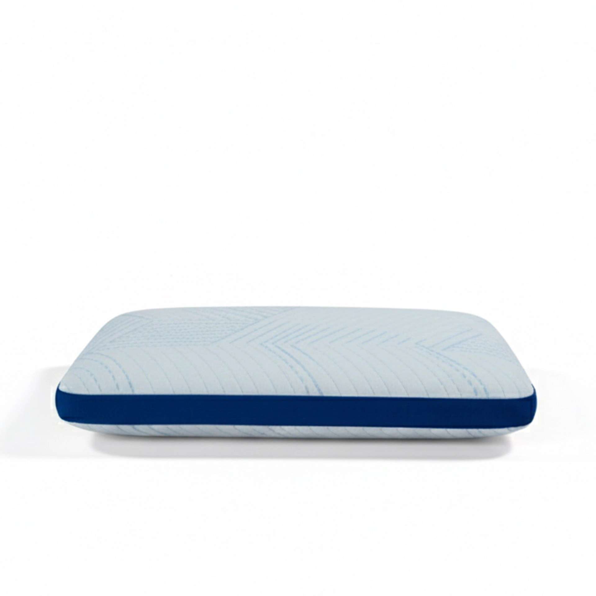 Solid Gusseted Blue Sky Infused Gel Memory Foam Pillow | Arctic Snooze