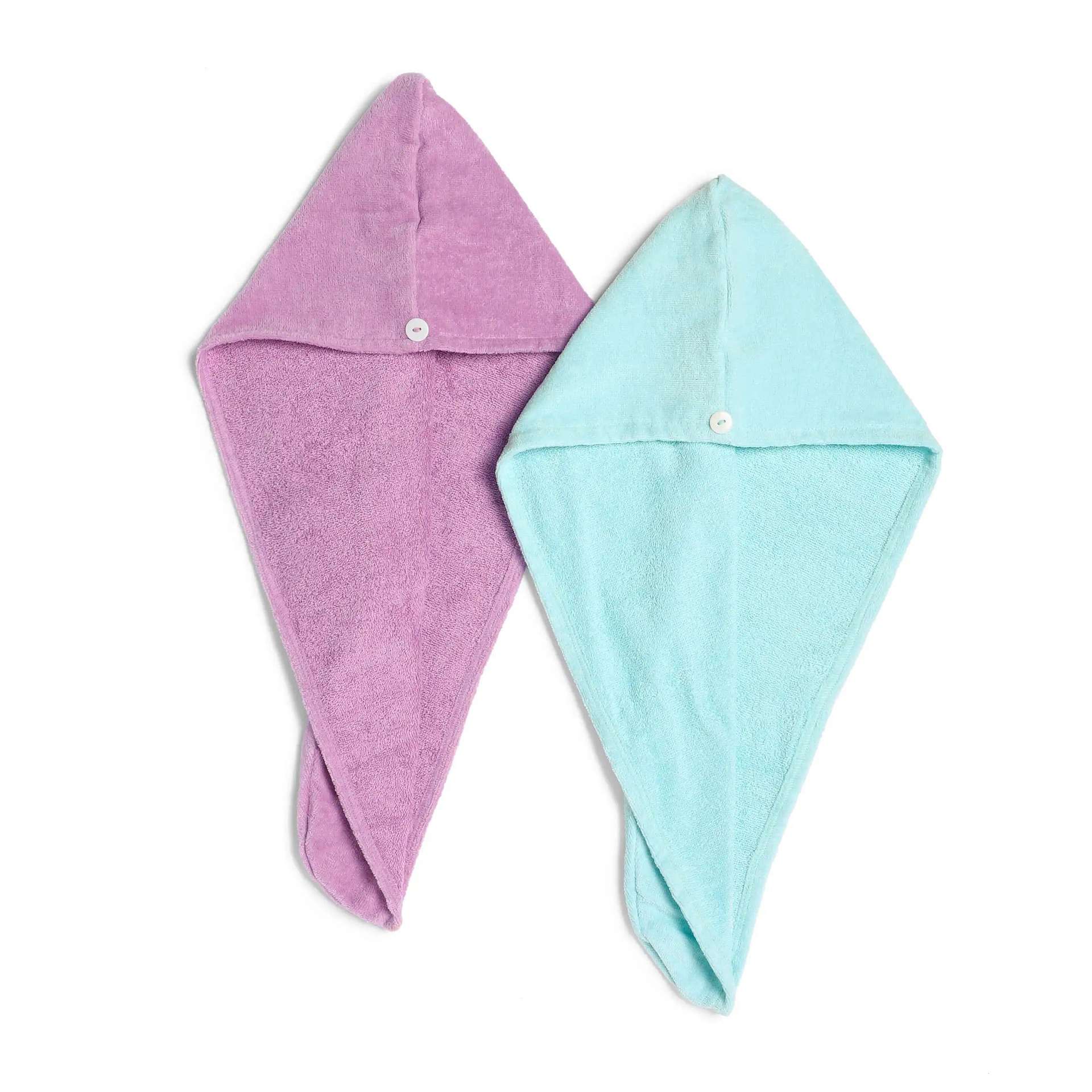 Solid Dyed 360 GSM 100% Cotton Aqua One Size Head Wrap | Paleto