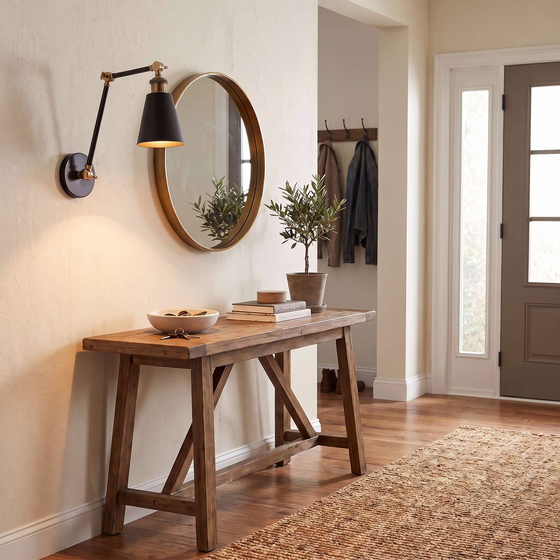 Livspace Centaur Black Metal Wall Light | Black