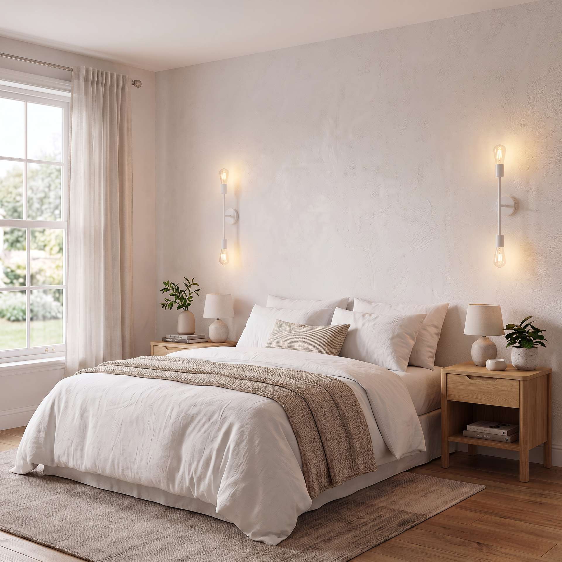 Livspace Deigo White Metal Novelty Wall Light | White