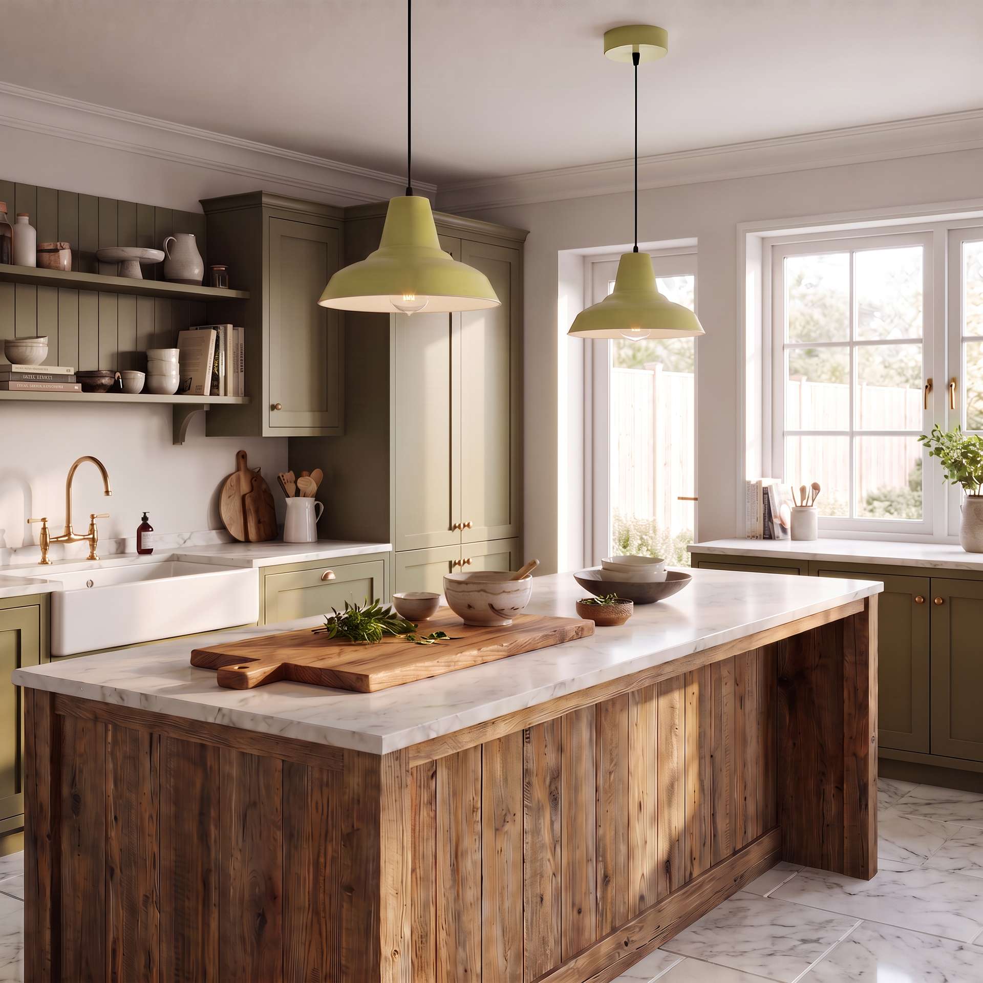 Livspace Fizz Opi Yellow Metal Pendant Light | Yellow