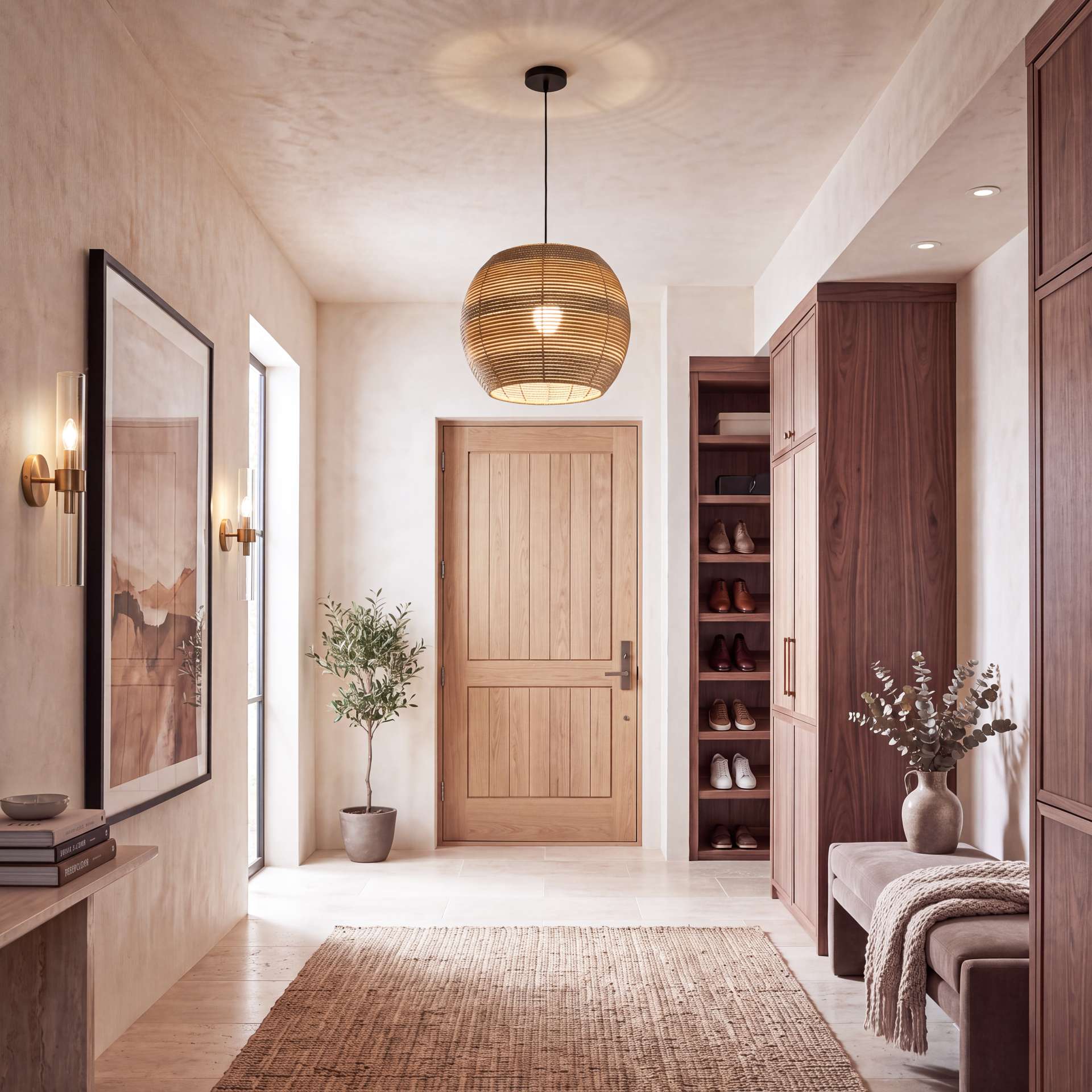 Livspace Hive Pendant | Natural Beige