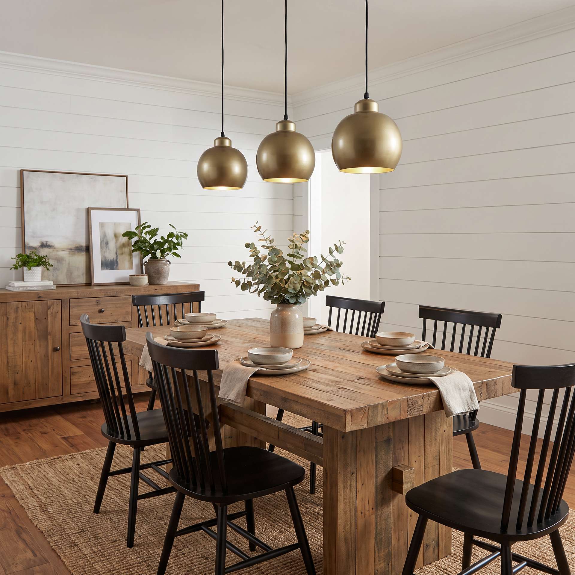 Livspace Jamaica Gold Metal Pendant Light | Gold