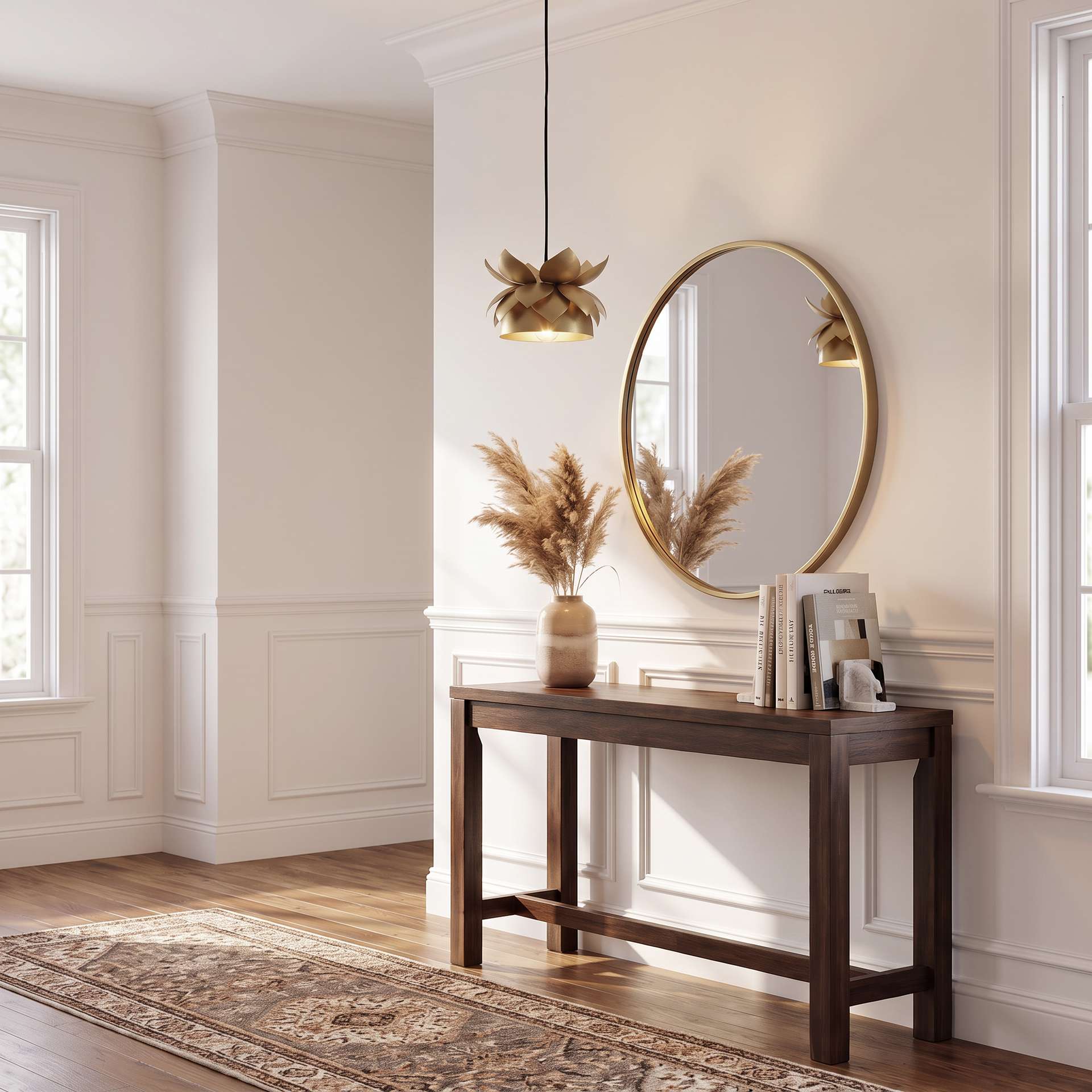 Livspace Lavie Hang Gold Metal Pendant Light | Gold