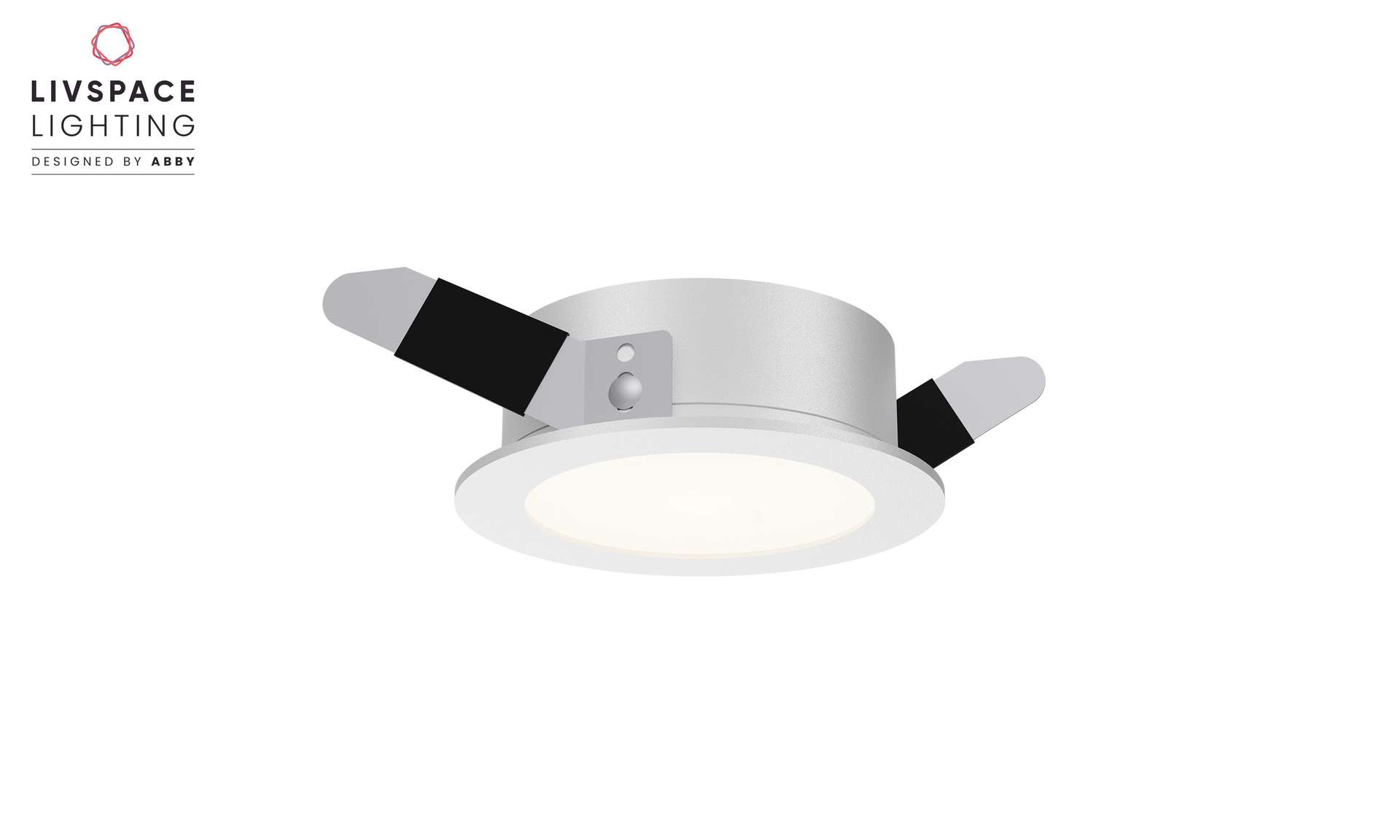Livspace Snow Recess Downlight - 10W Warm White | White