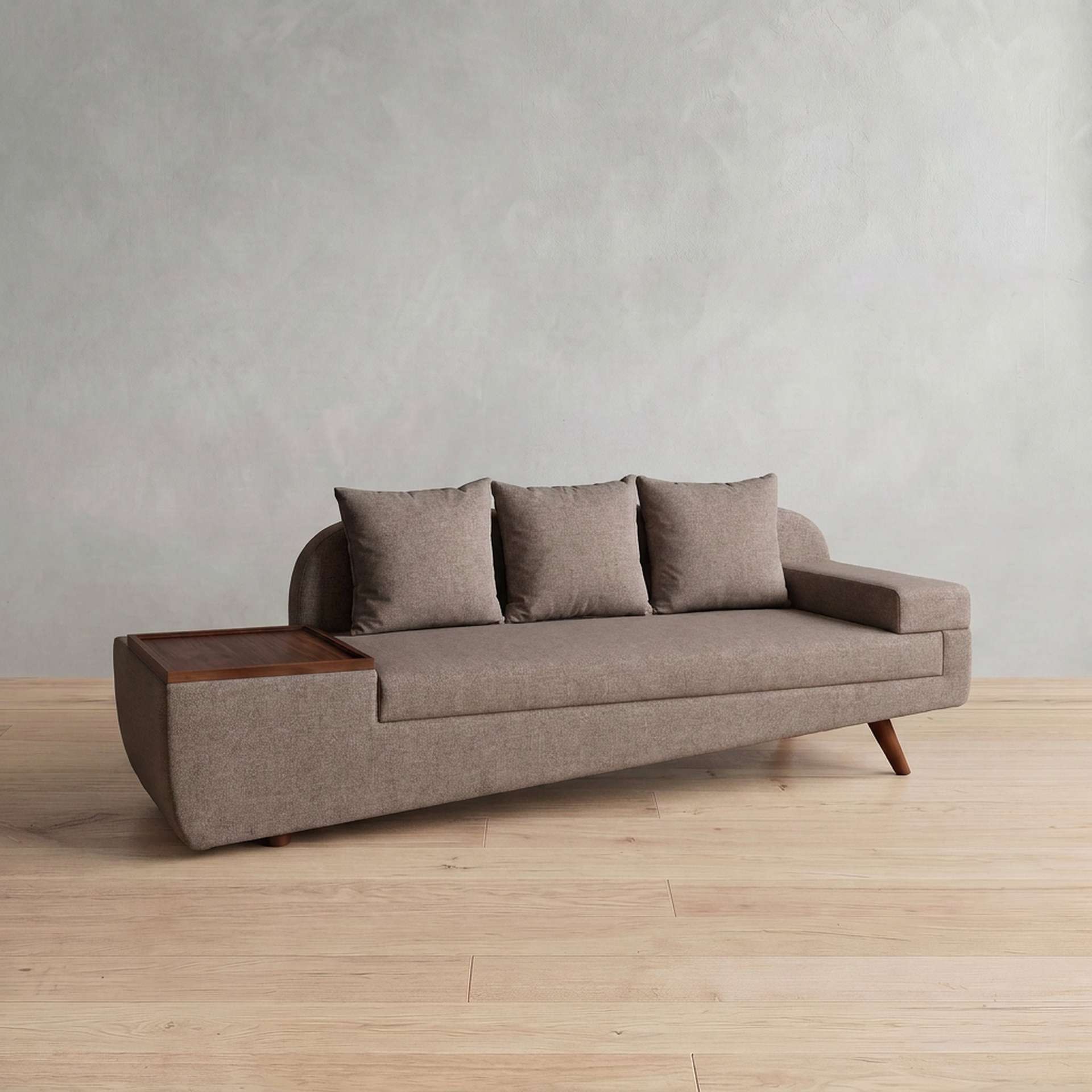 Wedge Sofa with Right Arm