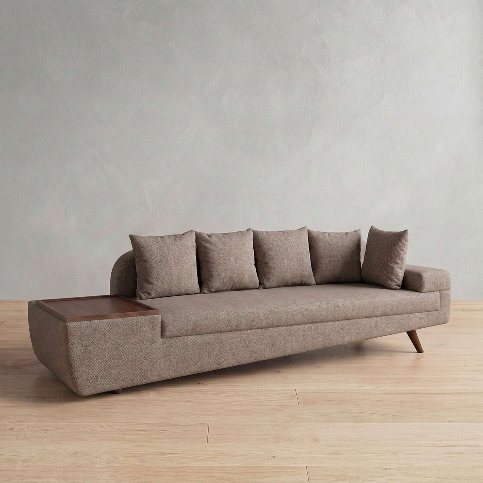 Wedge Sofa with Right Arm