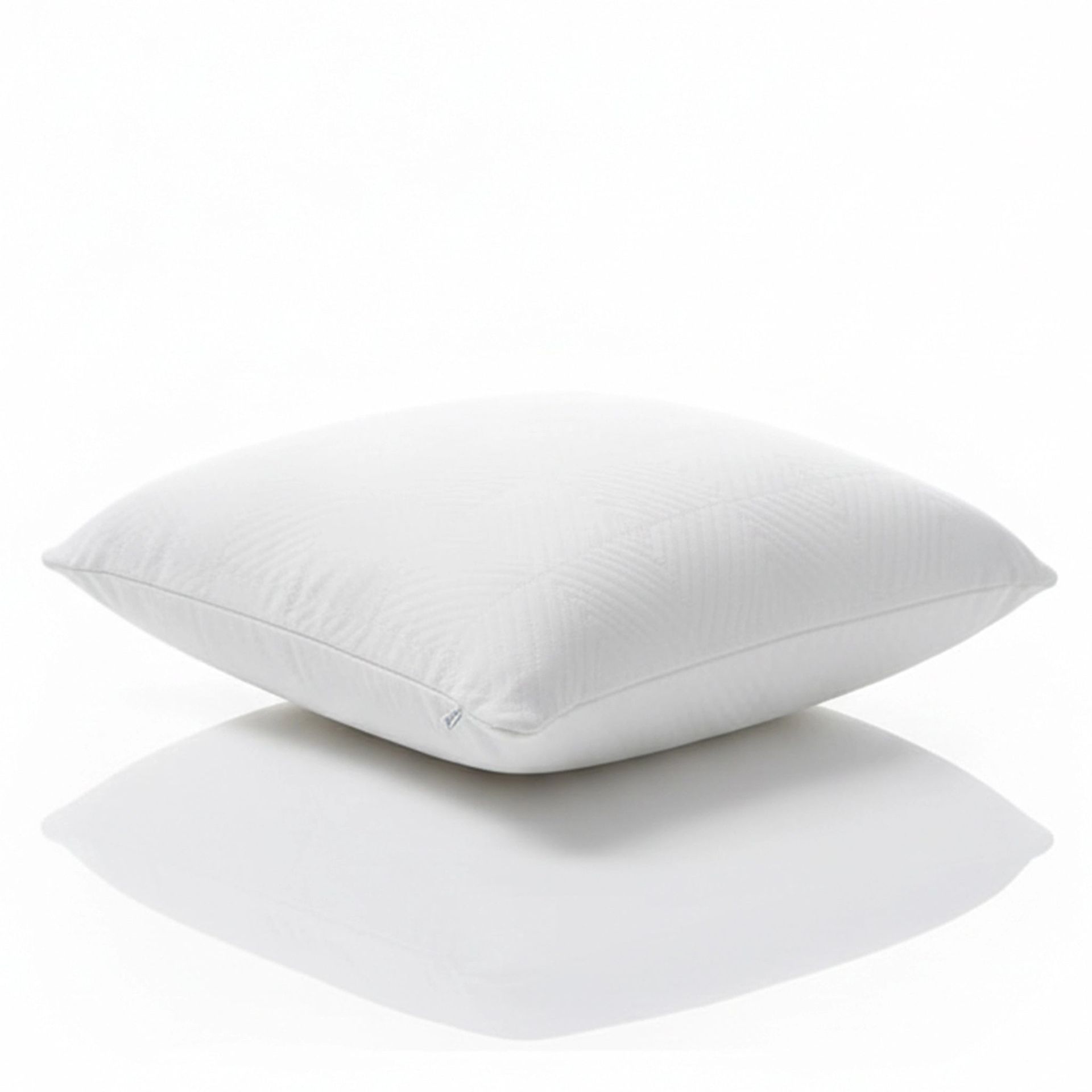 Solid White Memory Foam Pillow | Snow Puff