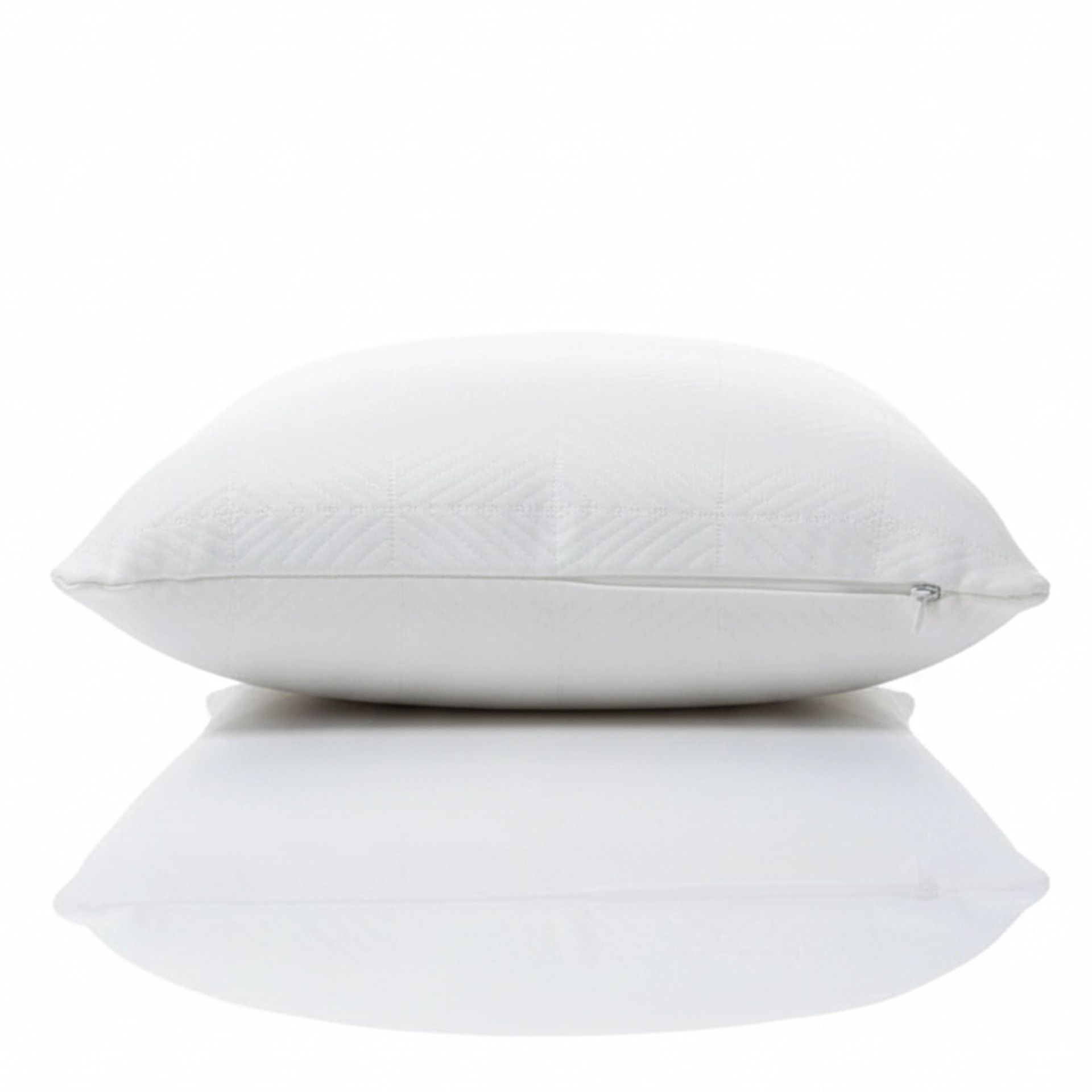 Solid White Memory Foam Pillow | Snow Puff