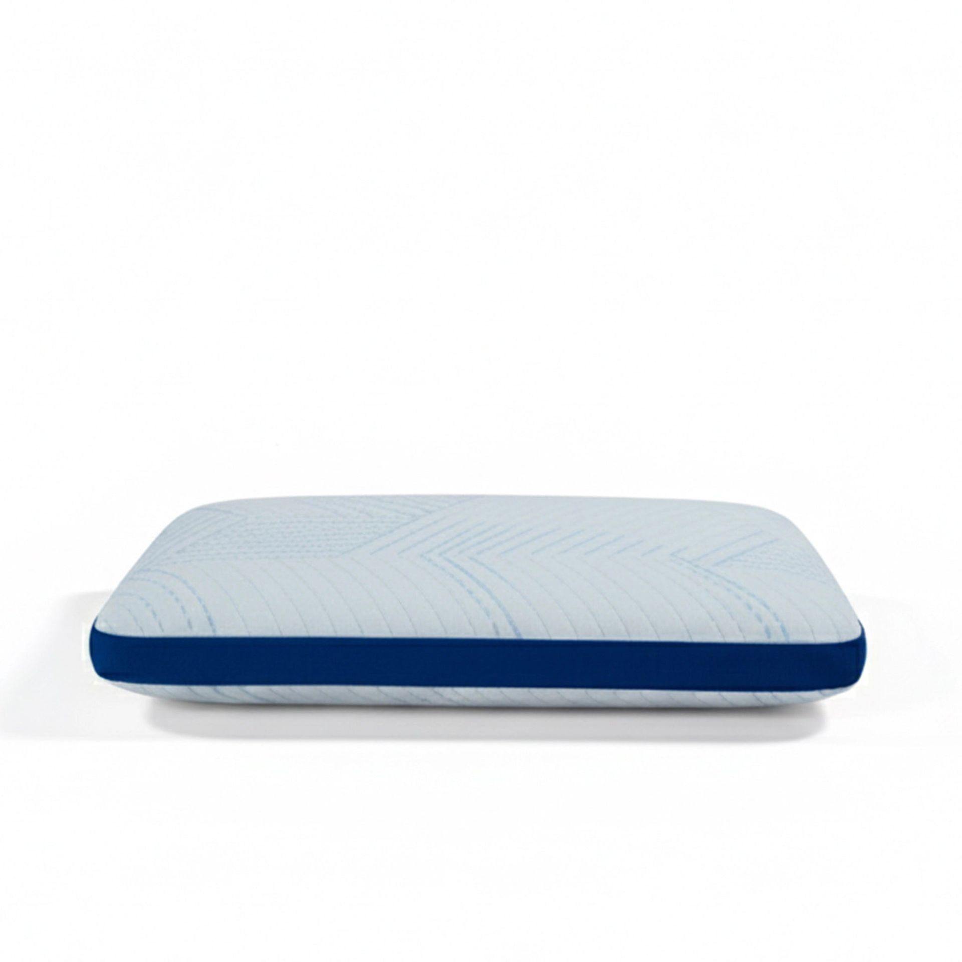 Solid Gusseted Blue Sky Infused Gel Memory Foam Pillow | Arctic Snooze