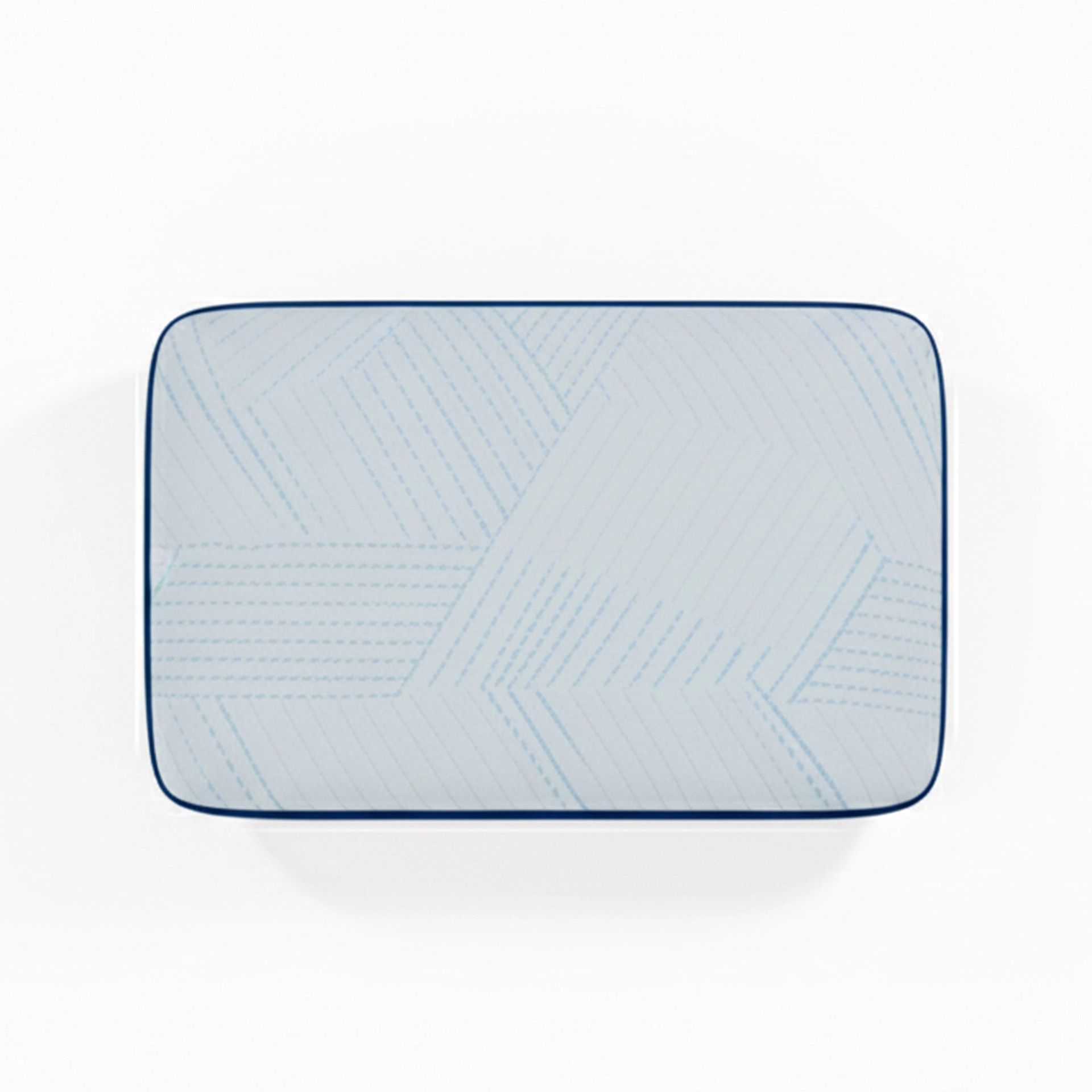 Solid Gusseted Blue Sky Infused Gel Memory Foam Pillow | Arctic Snooze