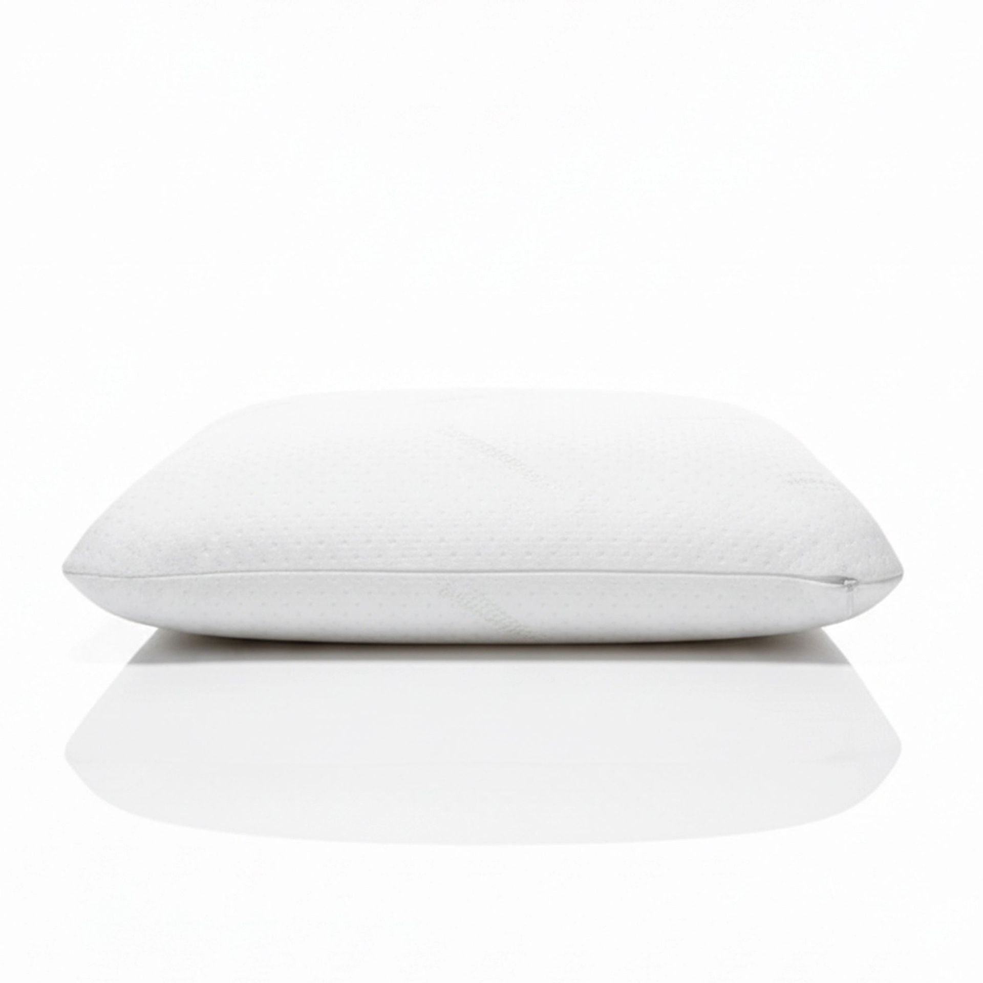 Solid White Memory Foam Pillow with Bamboo Fabric Cover | Bamboo Hush