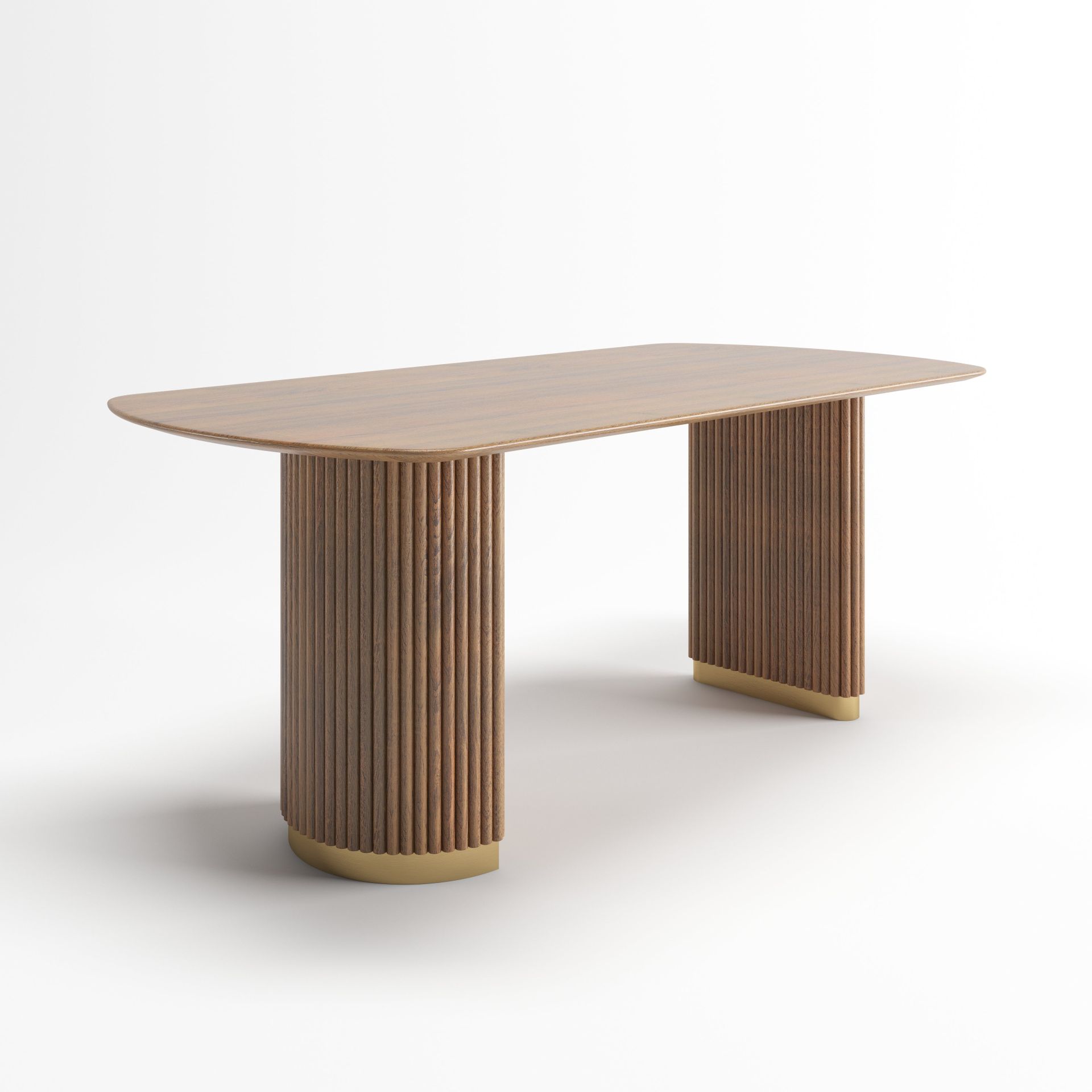 Cordelia Dinning Table | 6 Seater Table, Rectangular, Walnut