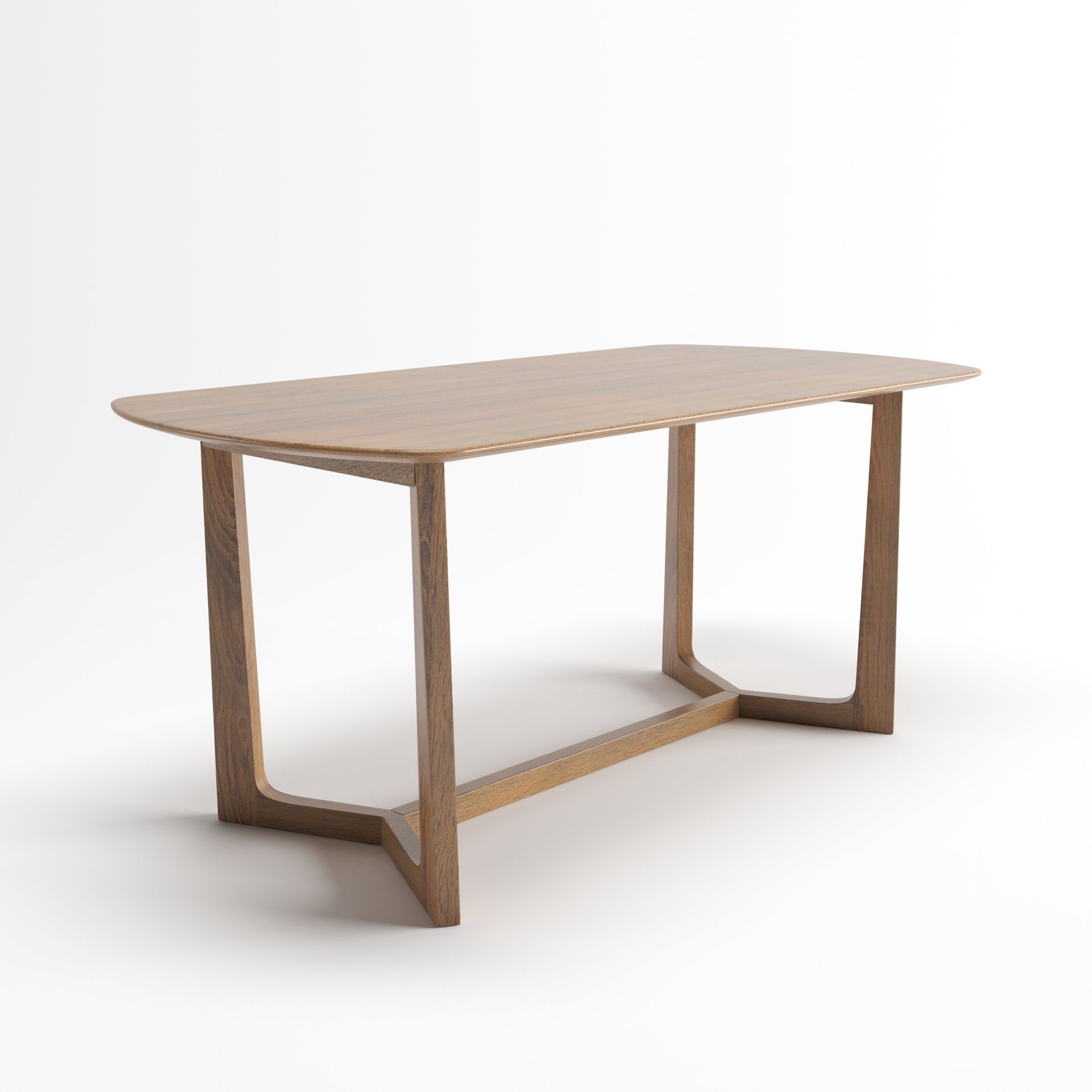 Heidi Dinning Table | 6 Seater Table, Rectangular, Walnut