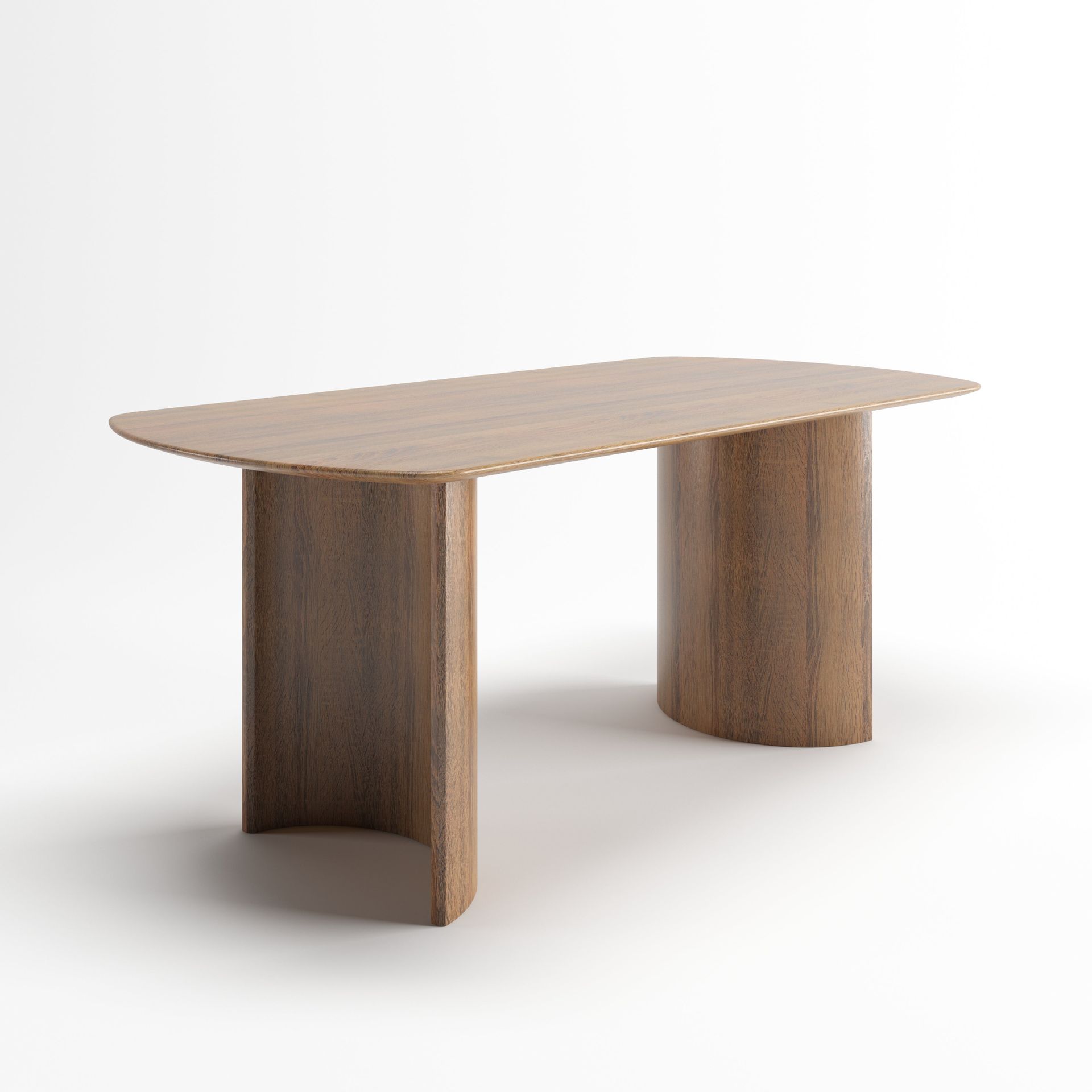 Meliora Dinning Table | 6 Seater Table, Rectangular, Walnut