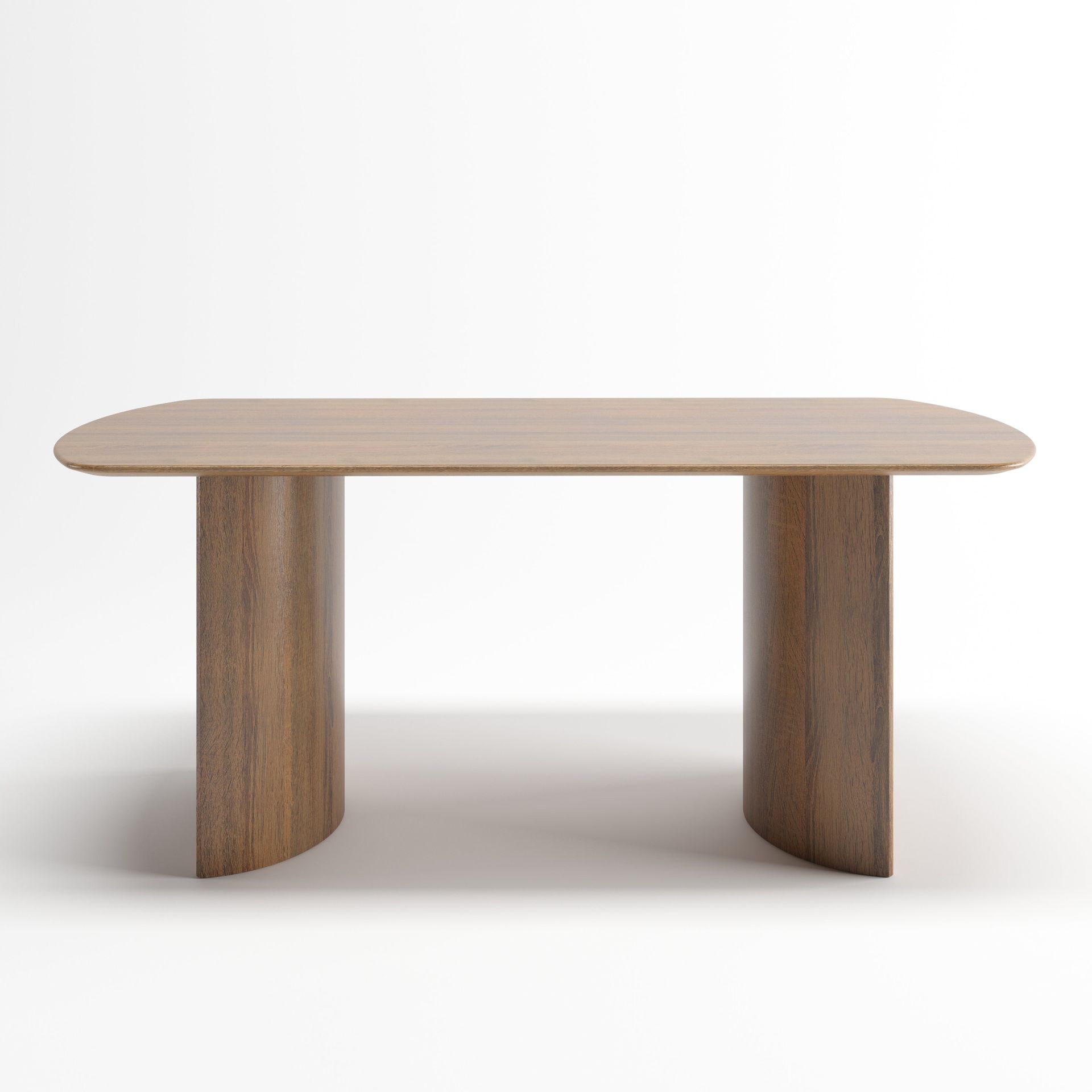 Meliora Dinning Table | 6 Seater Table, Rectangular, Walnut