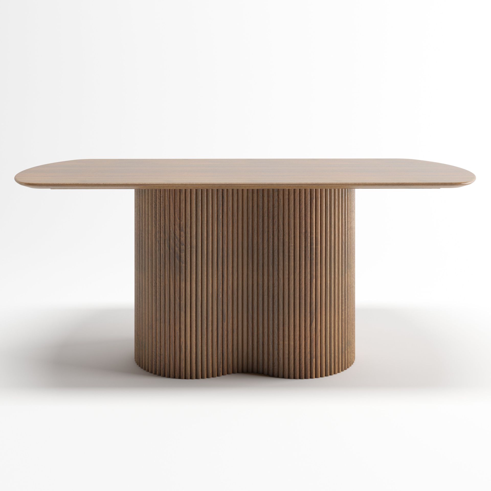 Noelle Dinning Table | 6 Seater Table, Rectangular, Walnut