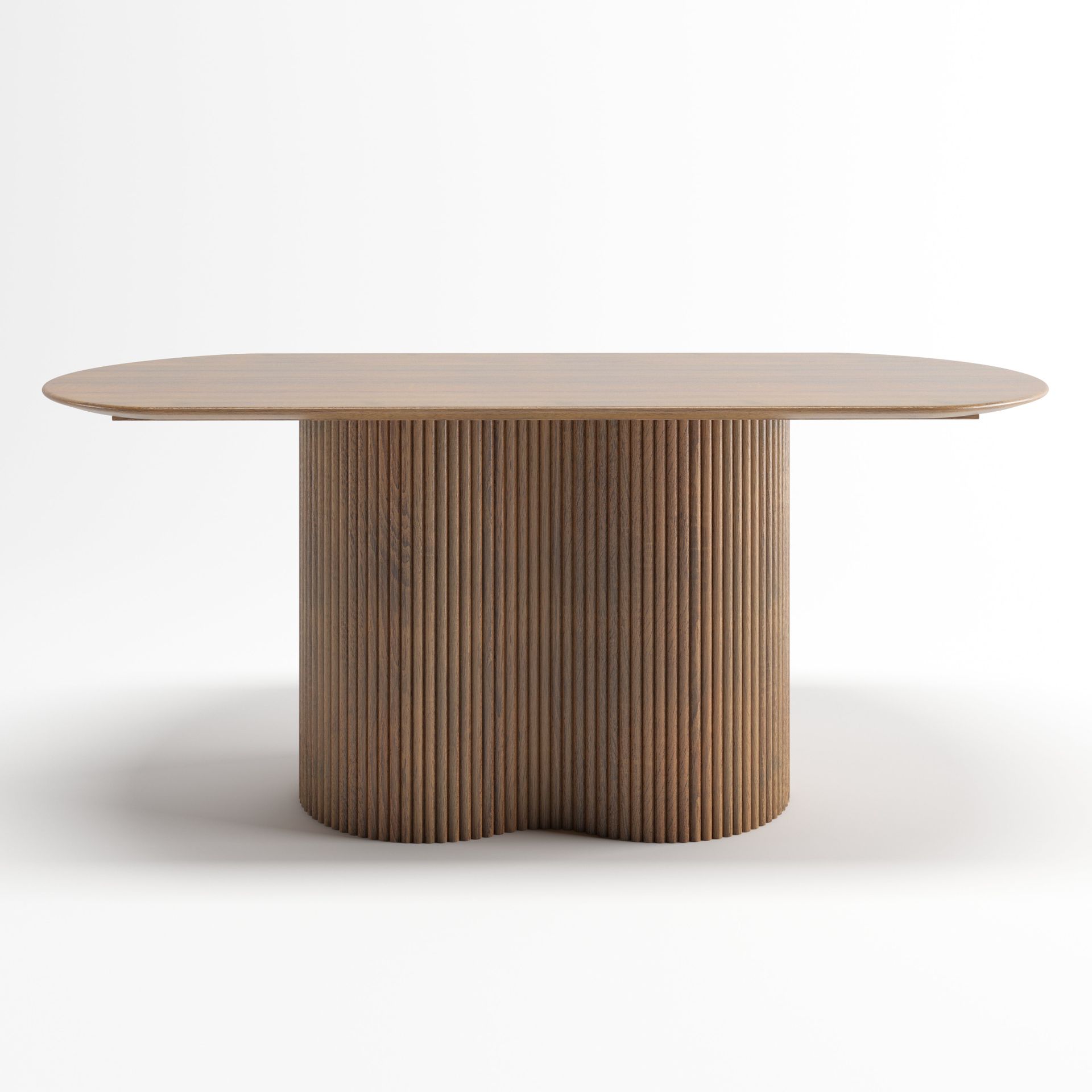 Noelle Dinning Table | 6 Seater Table, Capsule, Walnut