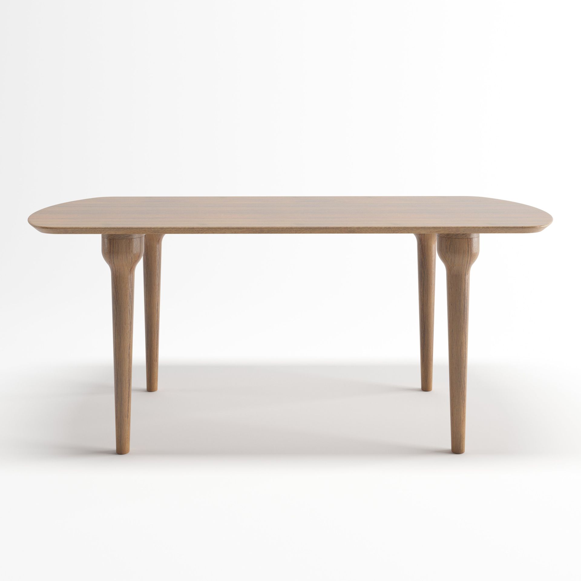 Nora Dinning Table | 6 Seater Table, Rectangular, Walnut