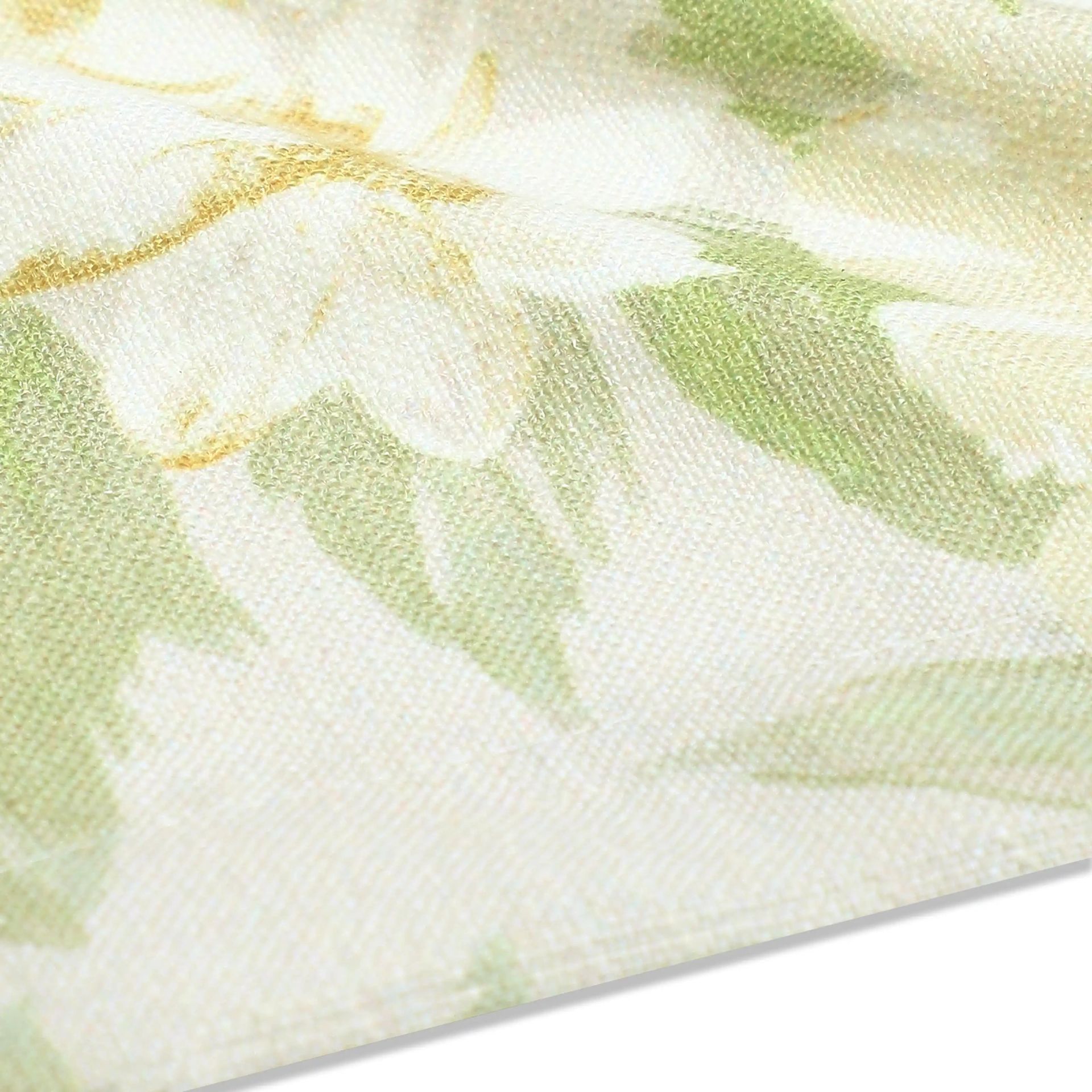 Floral Polyester blend Yellow Apron | Kaleida