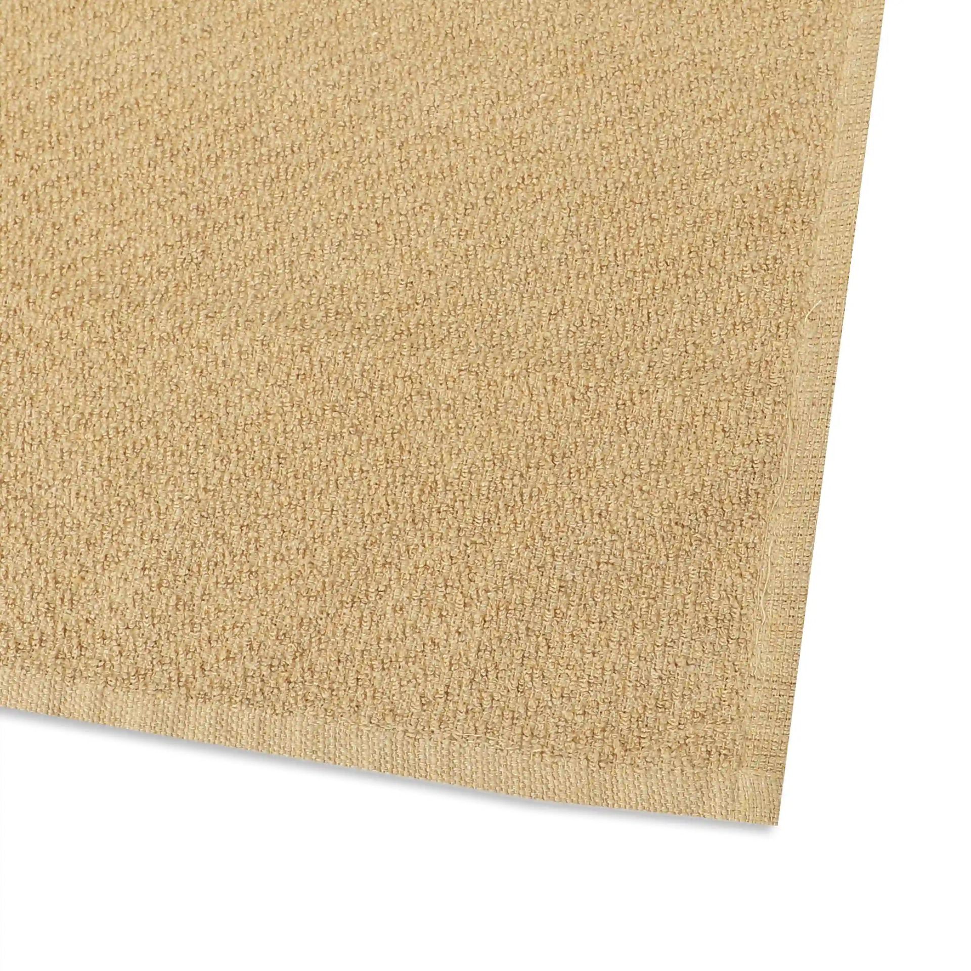 Solid Dyed Cotton Polyester blend Camel 16 Piece Kitchen Linen Set | Kaleida