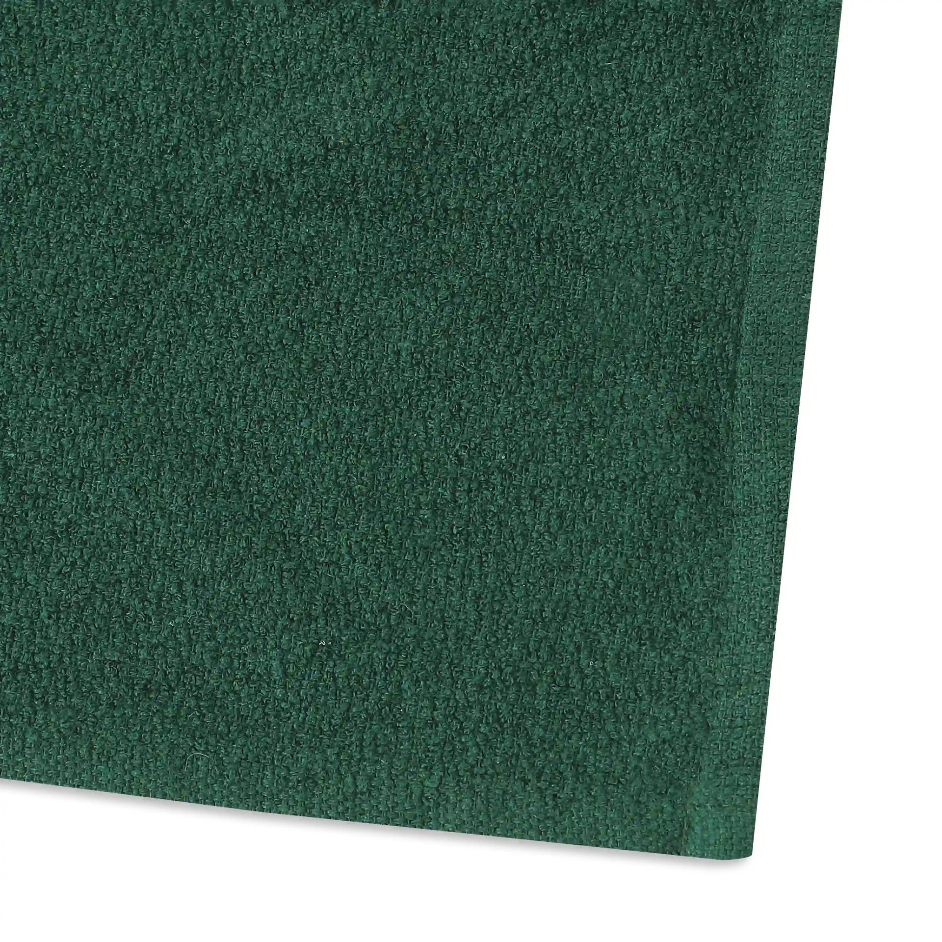 Solid Dyed Cotton Polyester blend Forest Green 16 Piece Kitchen Linen Set | Kaleida