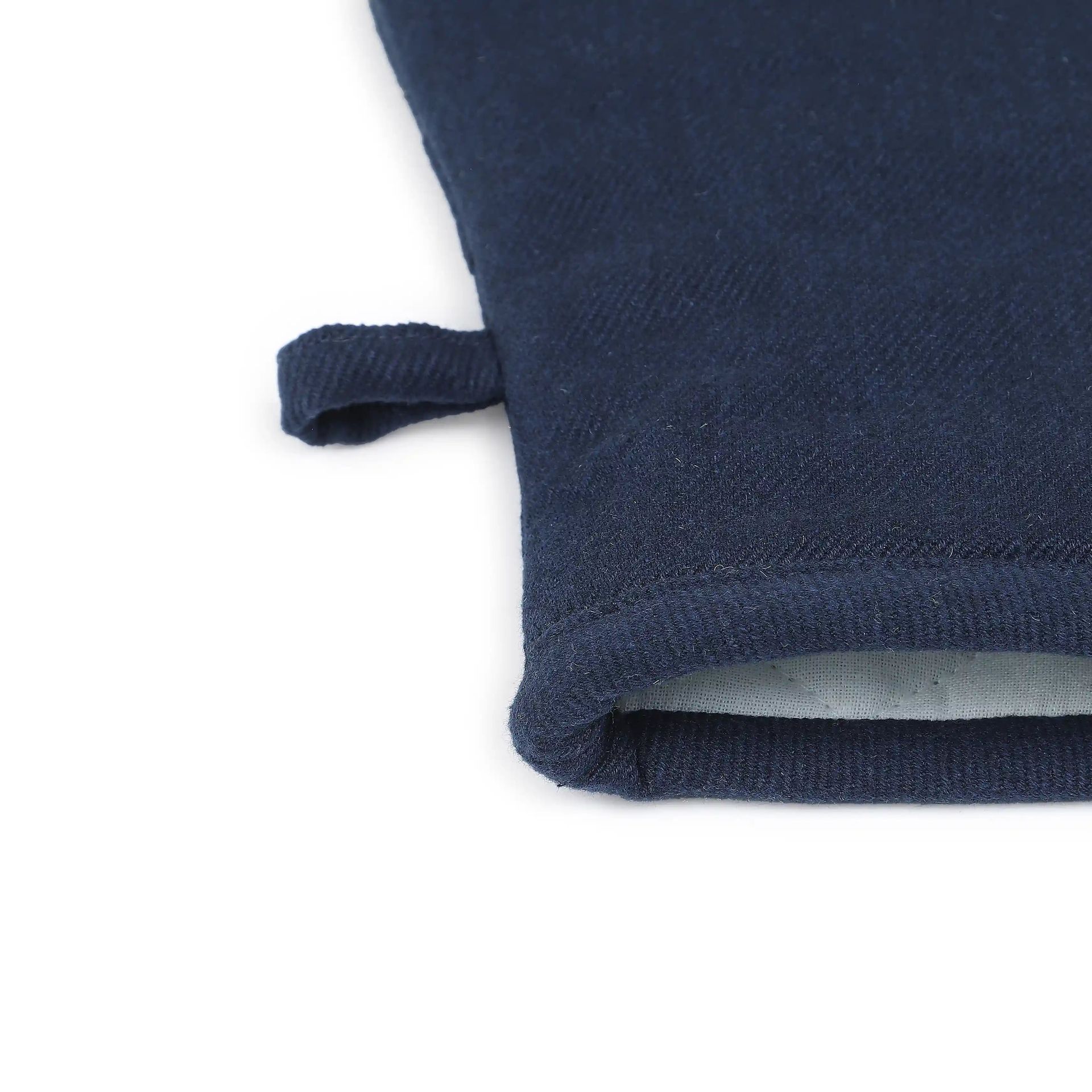 Solid Dyed Cotton Polyester blend Navy Blue 16 Piece Kitchen Linen Set | Kaleida