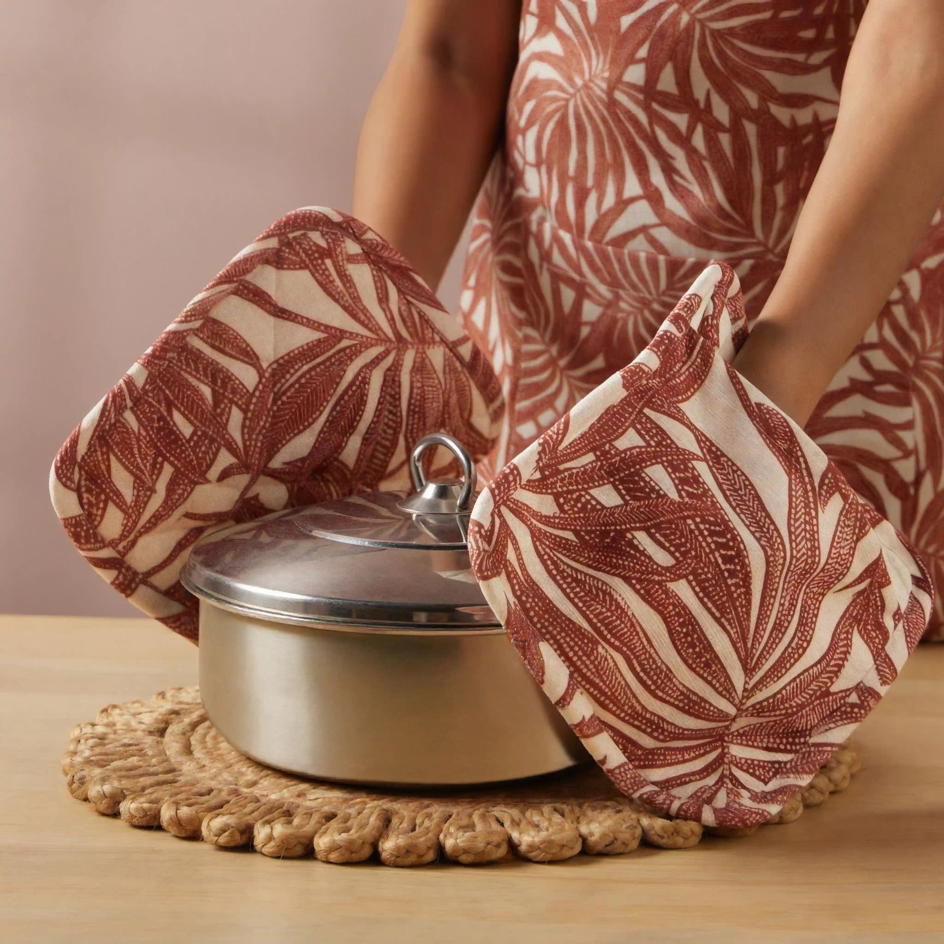 Tropical Rust Set of 2 Pot Holder | Nonna's Home
