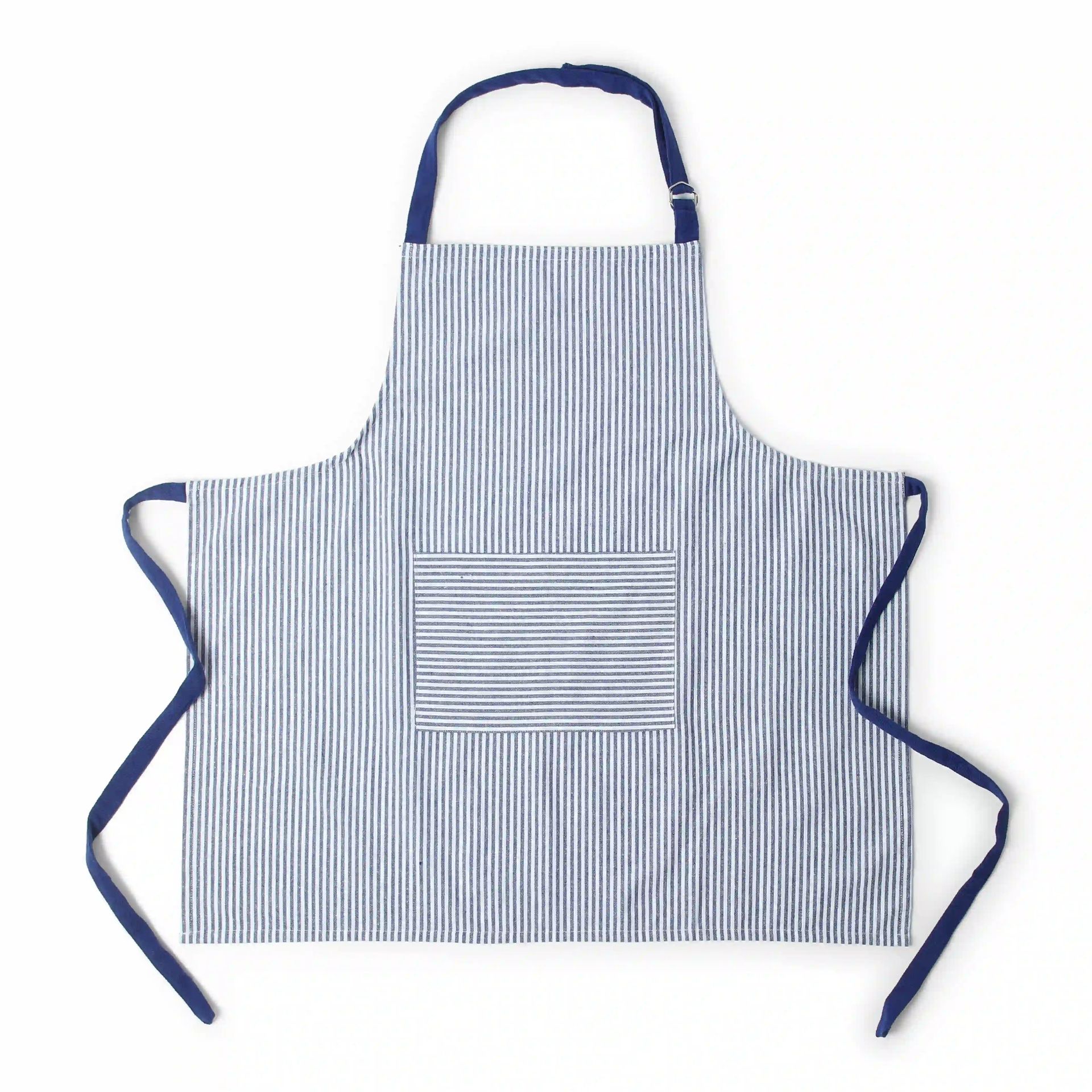 Solid Dyed Cotton Polyester blend Deep Blue 20 Piece Kitchen Linen Set | Nonna's Home
