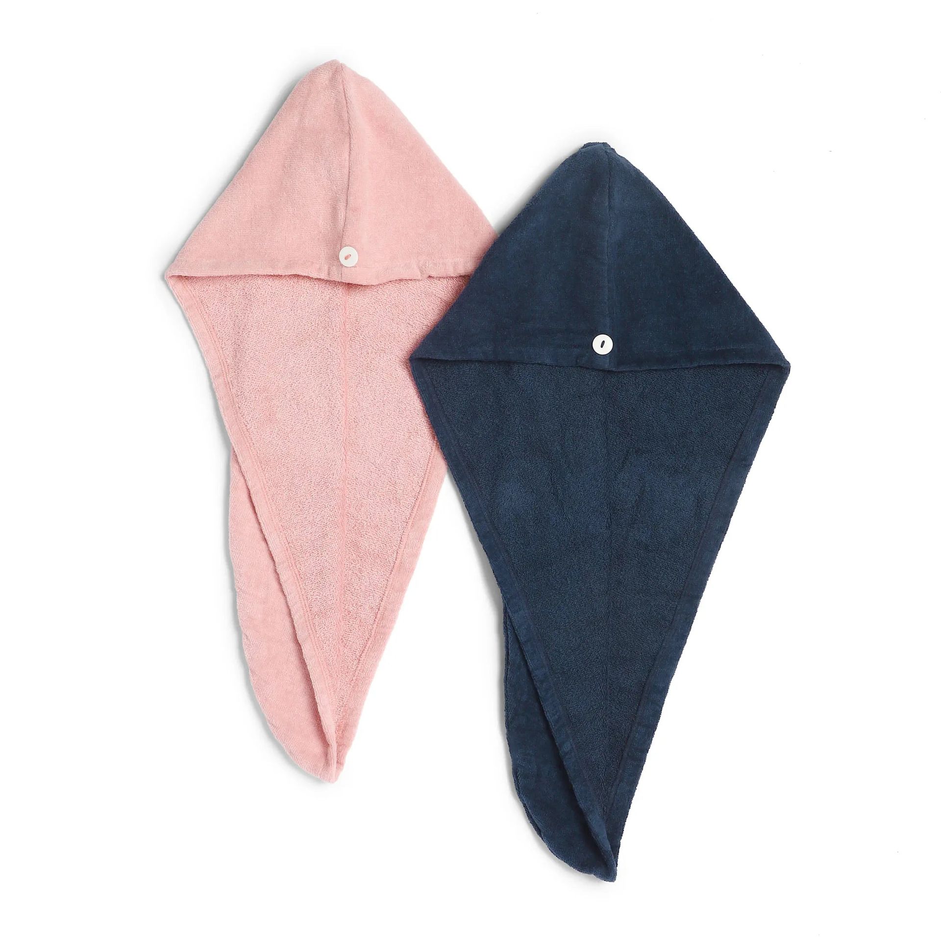 Solid Dyed 360 GSM 100% Cotton Navy Blue One Size Head Wrap | Paleto