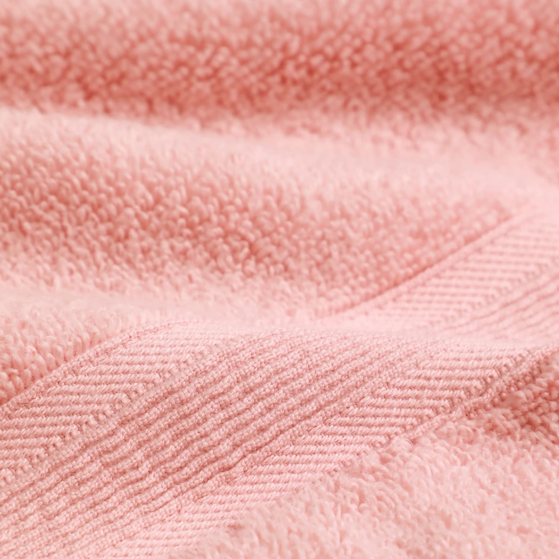 Solid Dyed 550 GSM 100% Cotton Salmon Dust Face Towel | Pelushe