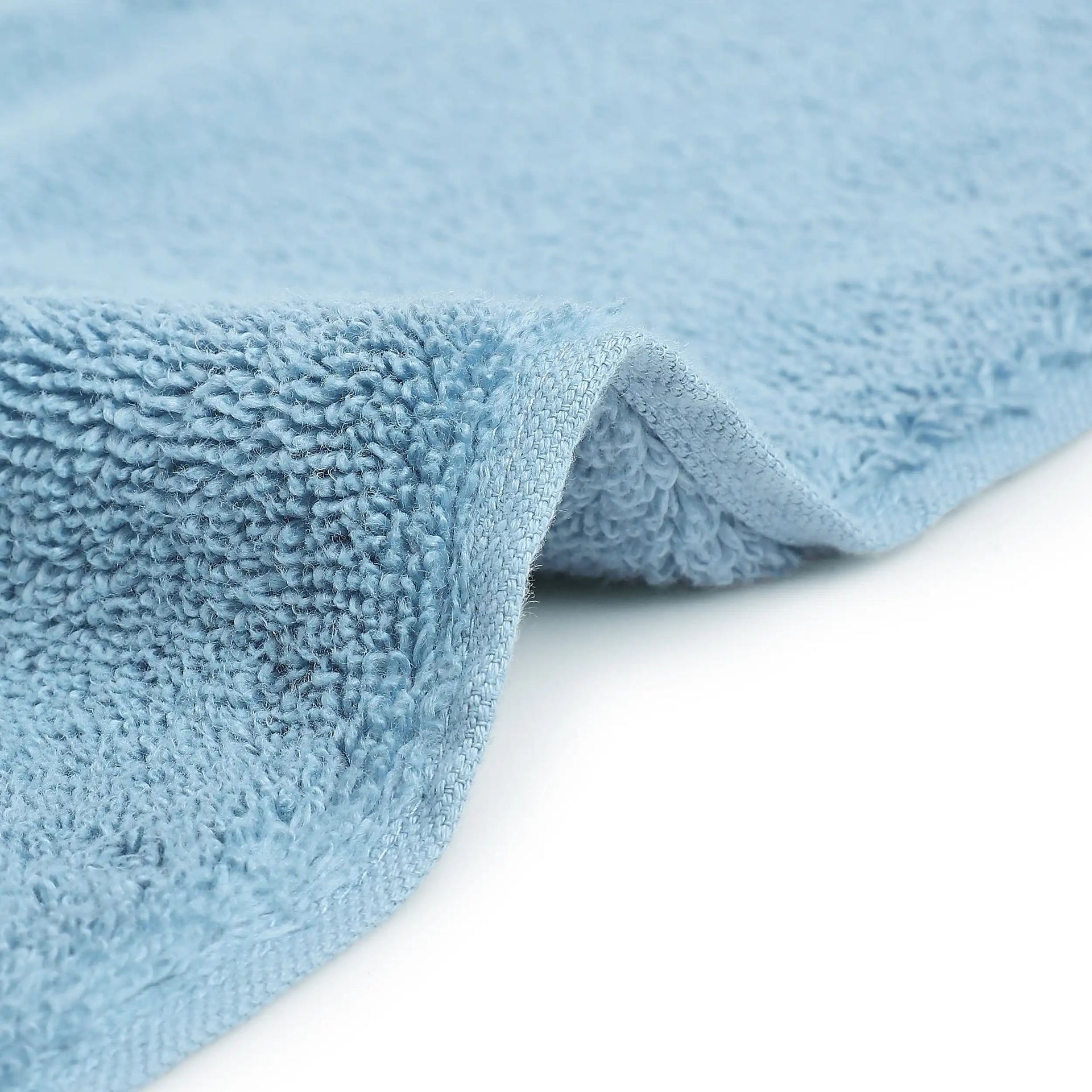 Solid Dyed 550 GSM 100% Cotton Moonlight Blue Hand Towel | Pelushe