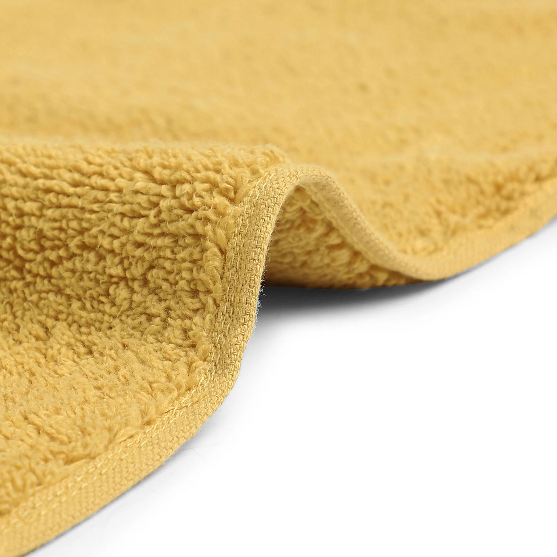 Solid Dyed 550 GSM 100% Cotton Sunlit Honey Hand Towel | Pelushe